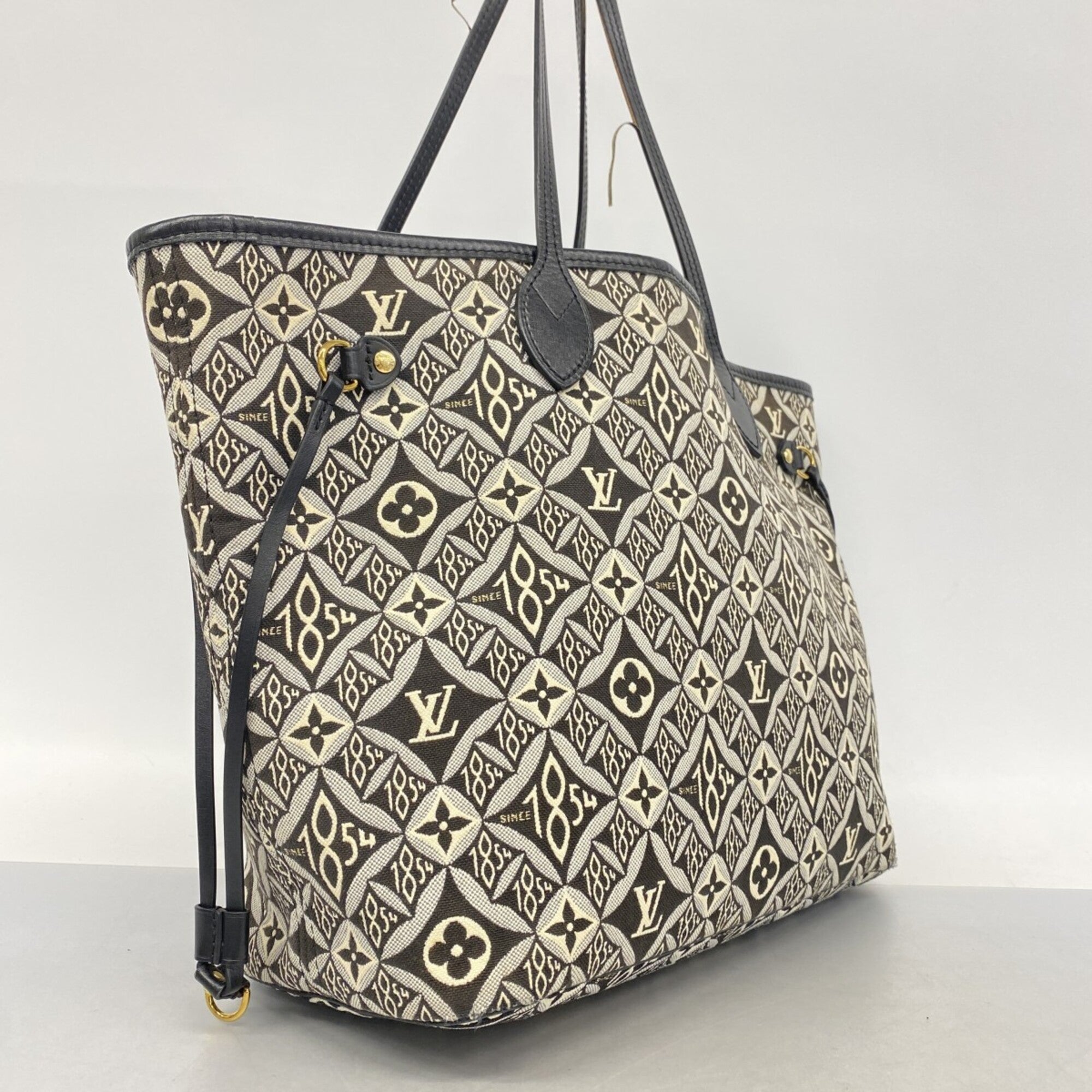Louis Vuitton Black Gray Tote Bag (Pre-Owned)