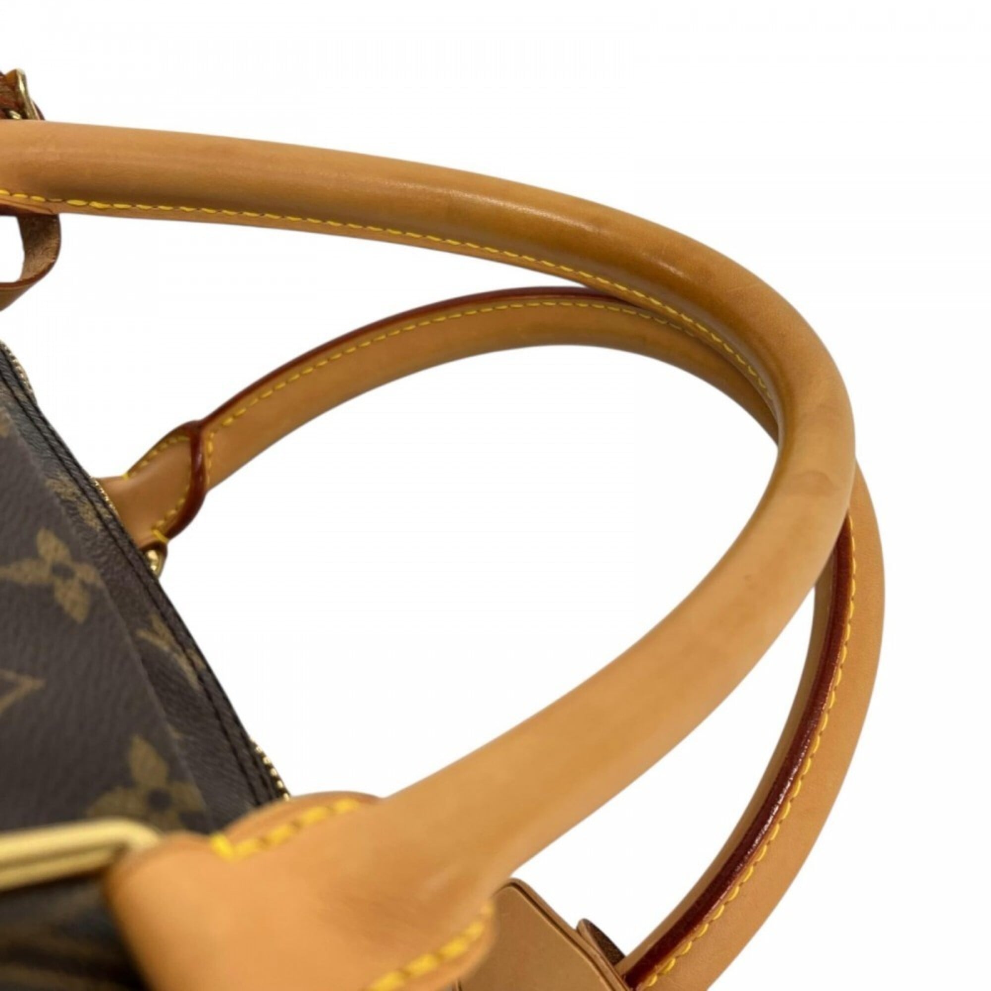Louis Vuitton Brown Monogram Or White Monogram Boston Bag (Pre-Owned)