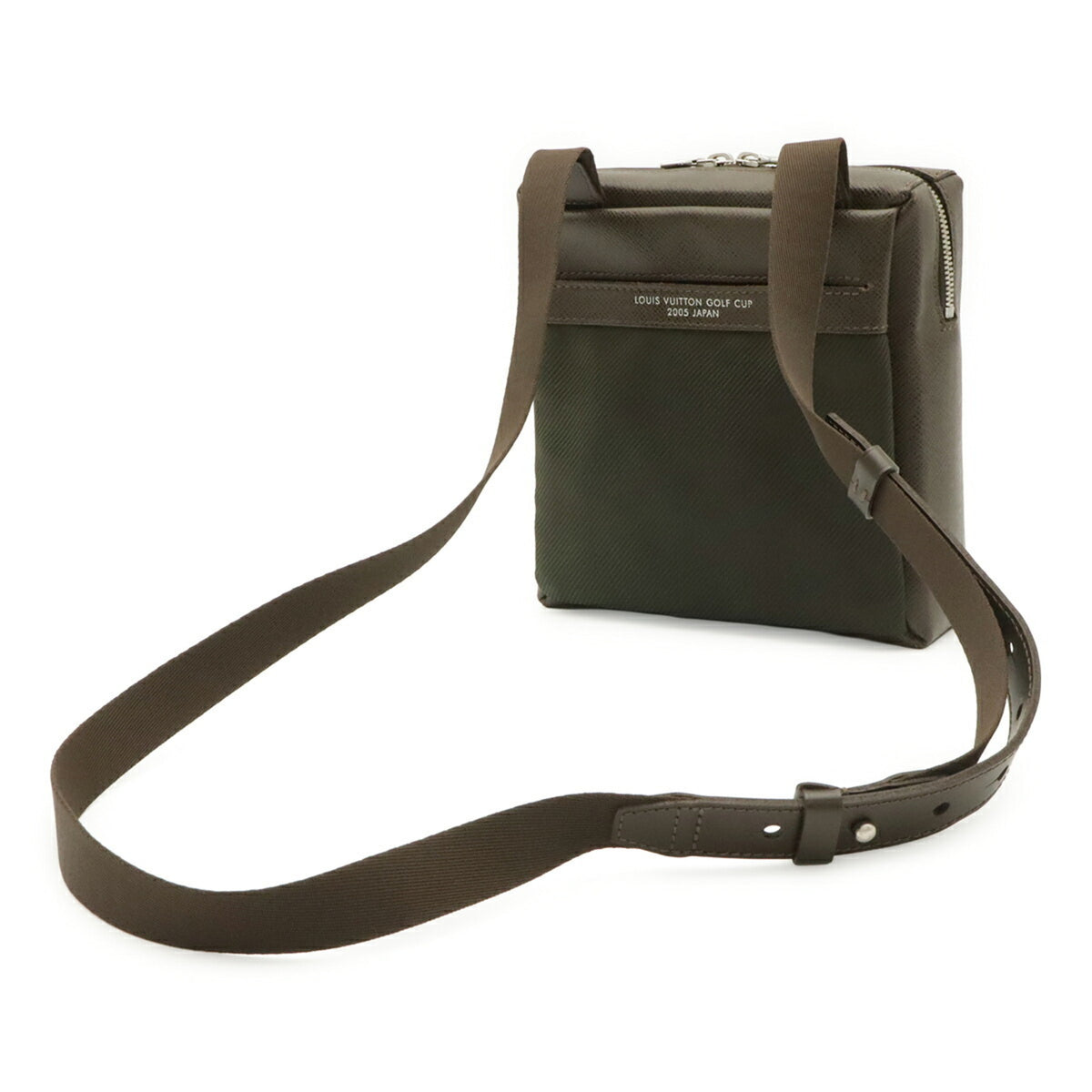 Louis Vuitton Brown Grizzly Taiga Leather Shoulder Bag (Pre-Owned)