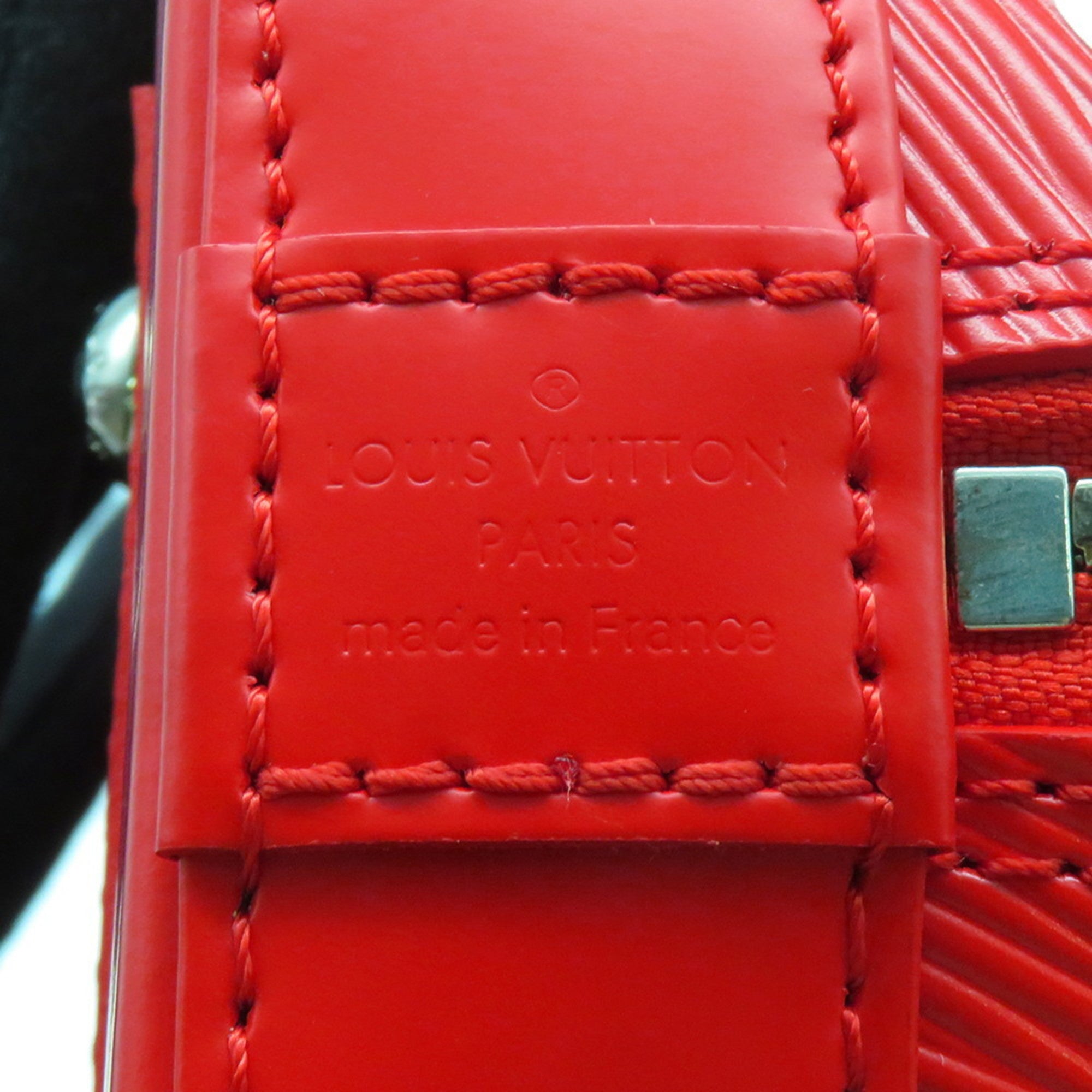 Louis Vuitton Red Color Epi Leather Handbag Shoulder Bag (Pre-Owned)