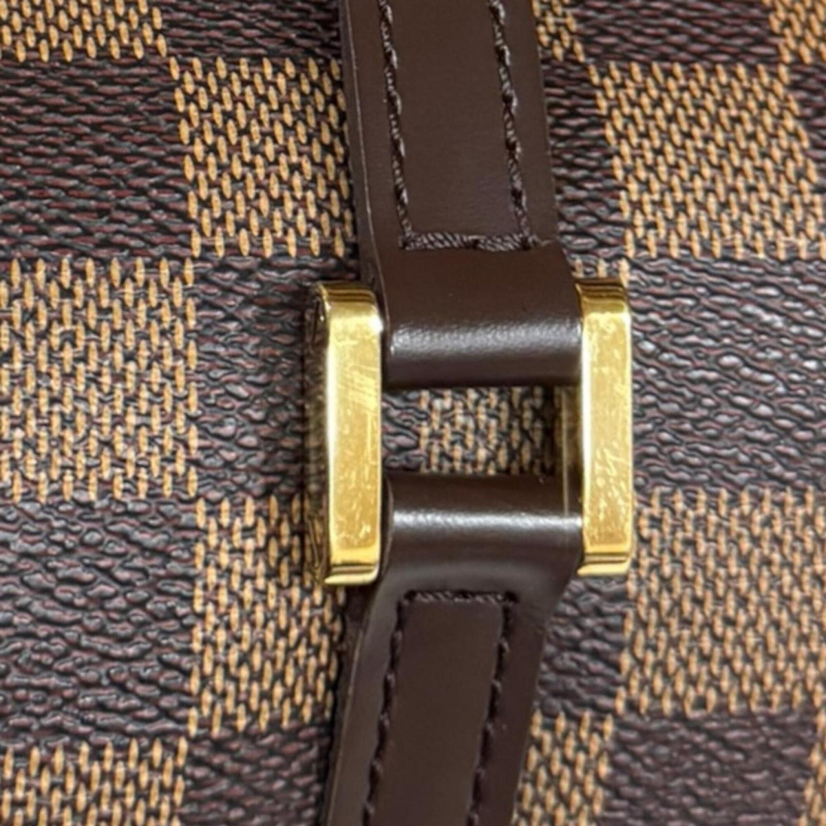 Louis Vuitton Brown Damier Canvas Handbag (Pre-Owned)
