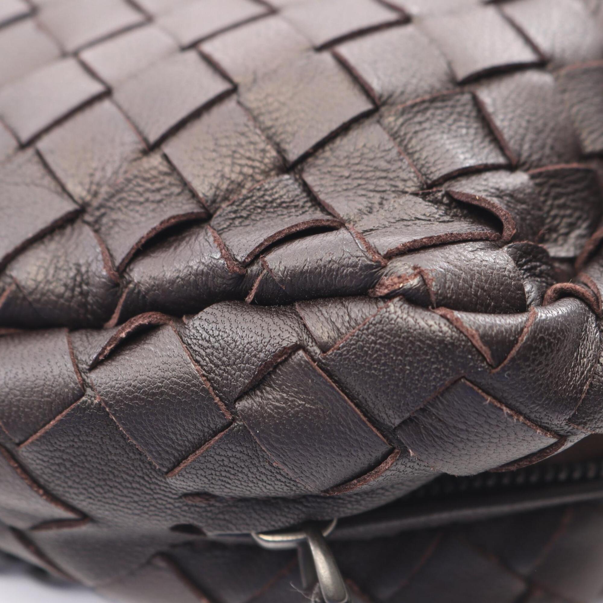 Bottega Veneta Brown Intrecciato Handbag Shoulder Bag (Pre-Owned)