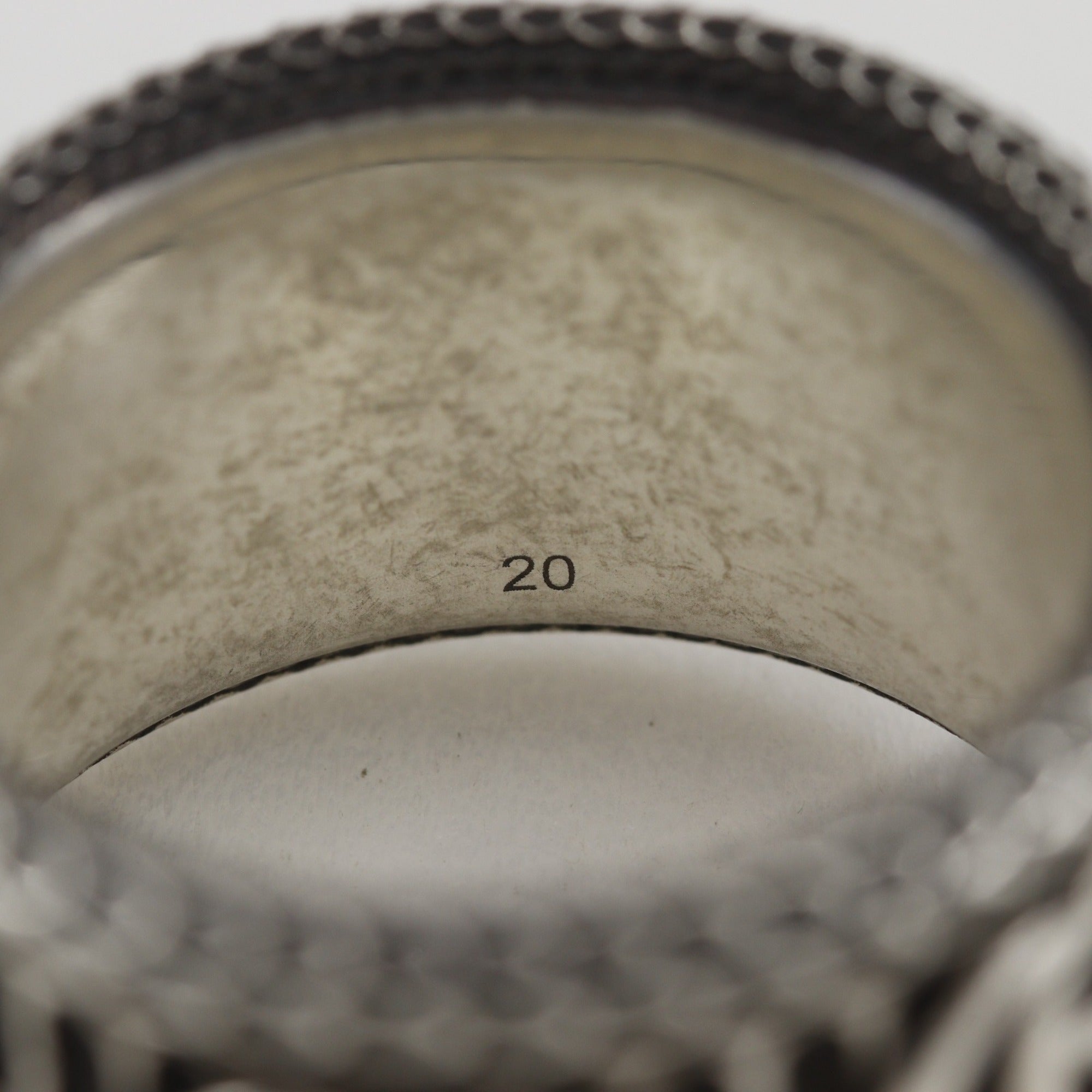 Gucci Silver 925 Band Ring (Pre-Owned)