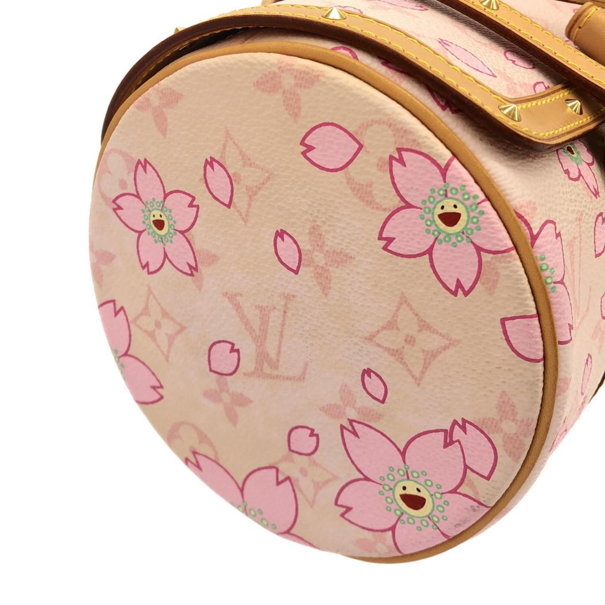 Louis Vuitton Monogram Cherry Blossom Rose Coated Canvas Handbag (Pre-Owned)
