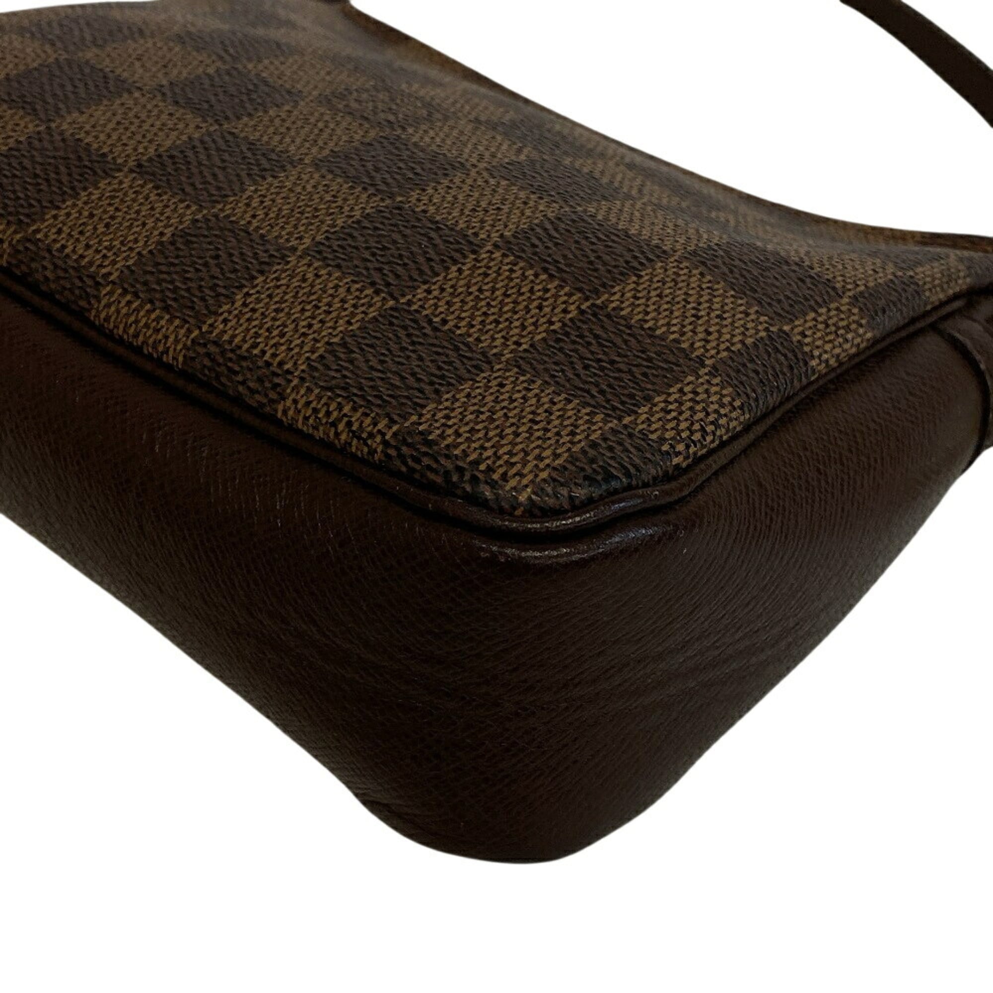Louis Vuitton Brown Leather Pouch (Pre-Owned)