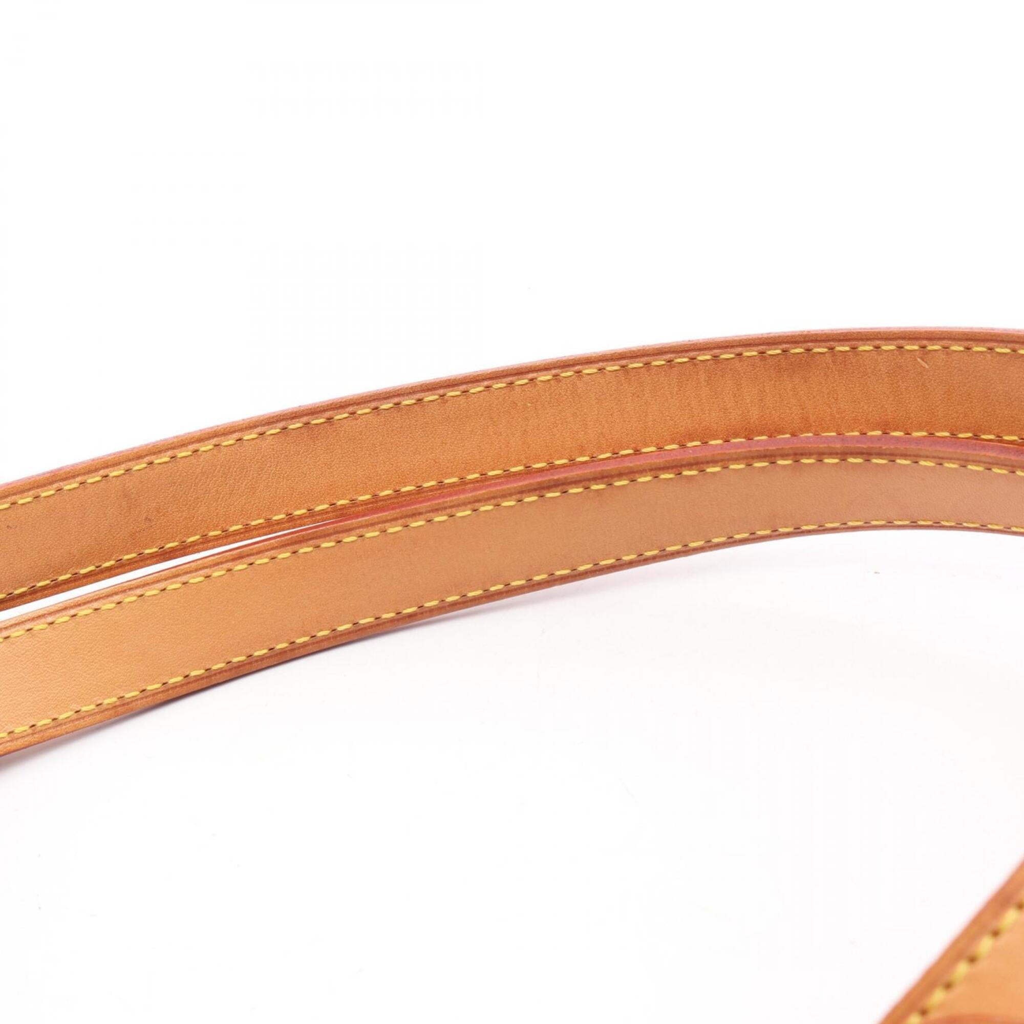 Louis Vuitton Brown Pvc Coated Canvas Leather Handbag Shoulder Bag (Pre-Owned)