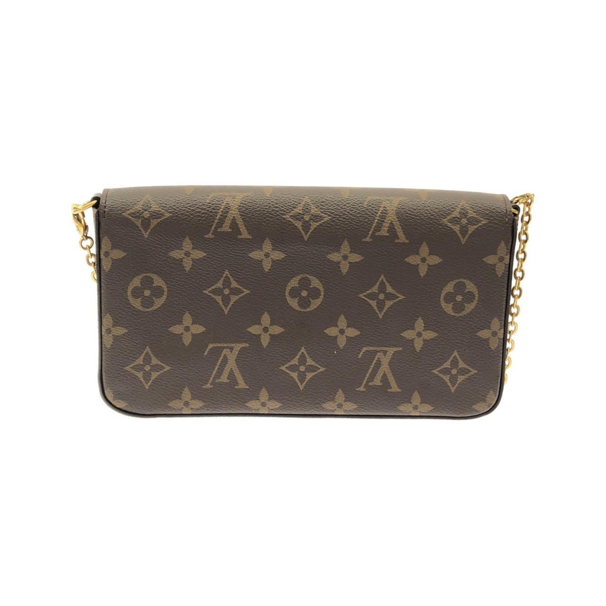 Louis Vuitton Monogram Marron Monogram Coated Canvas Pochette Pouch Shoulder Bag (Pre-Owned)