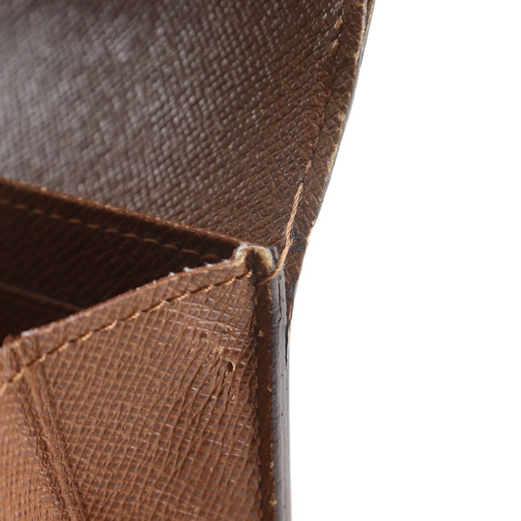 Louis Vuitton Brown Monogram Canvas Long Wallet (Bi-Fold) (Pre-Owned)