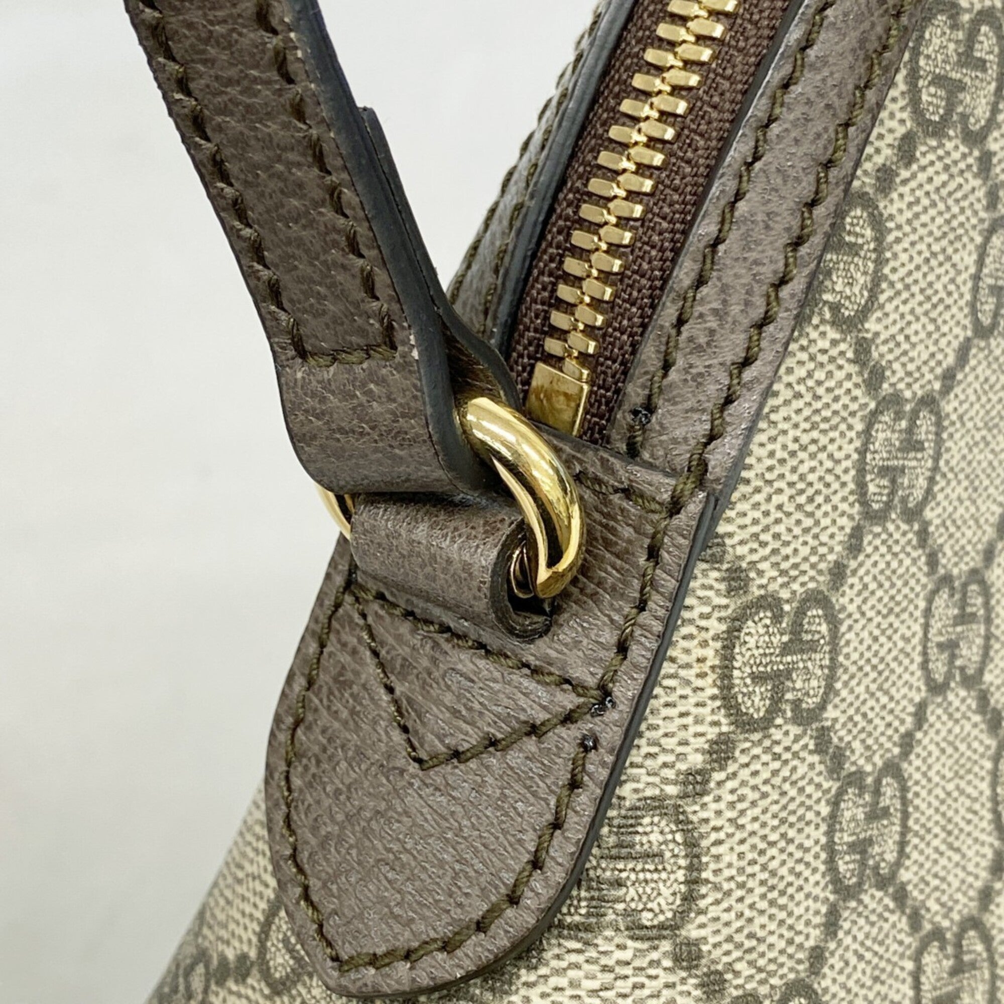 Gucci Brown Pvc Shoulder Bag (Pre-Owned)