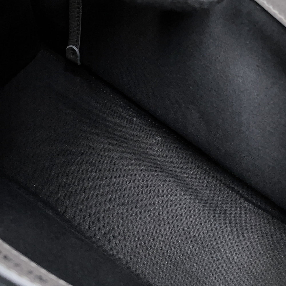 Balenciaga Dark Gray Leather Canvas Handbag Tote Bag (Pre-Owned)