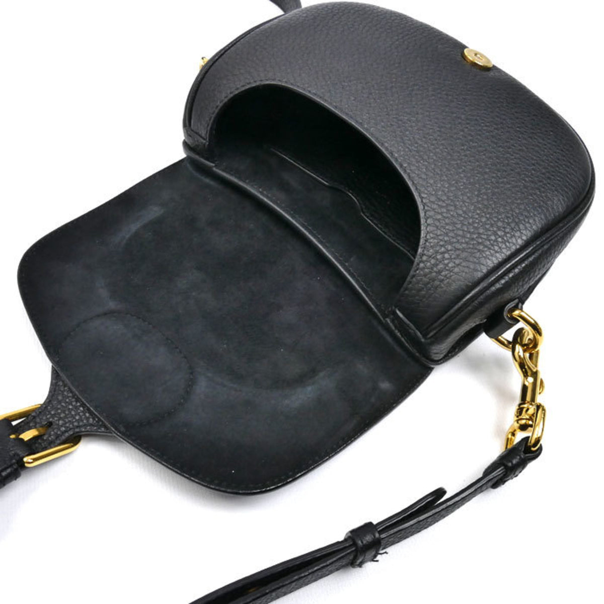 Christian Dior Black Leather Shoulder Bag (Pre-Owned)