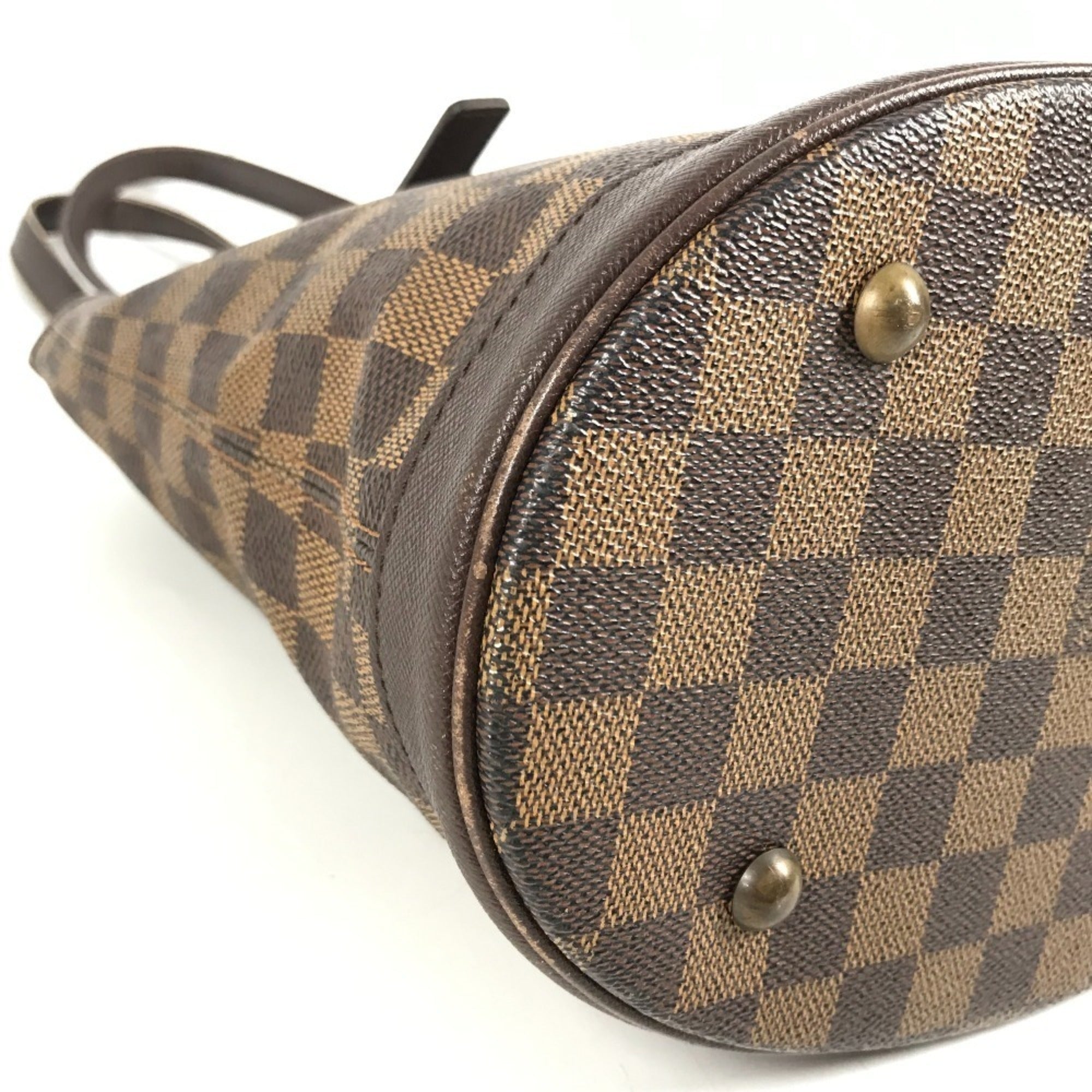Louis Vuitton Brown Damier Canvas Ebene Galle Damier Graphite Pouch Shoulder Bag Tote Bag (Pre-Owned)