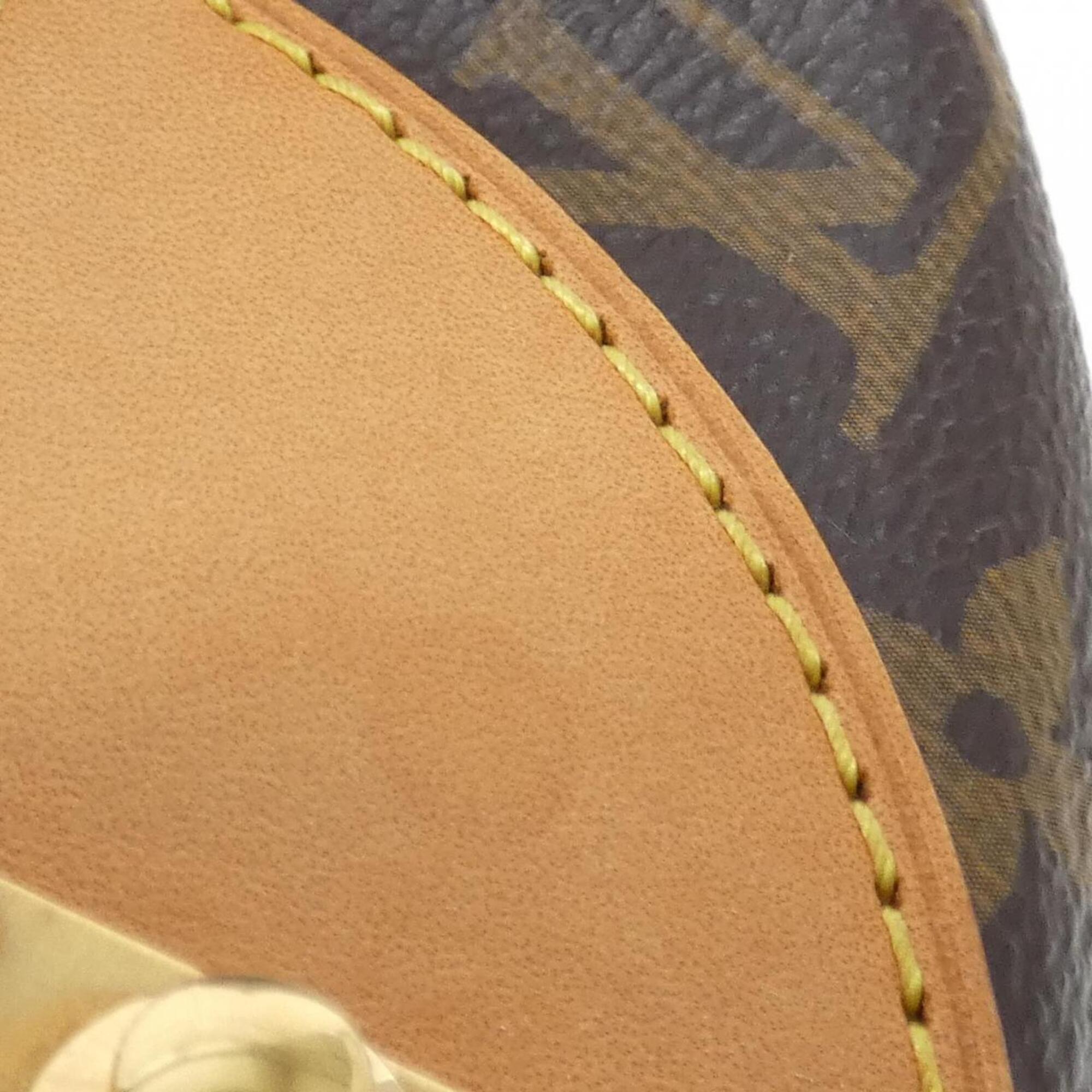 Louis Vuitton Marron Coated Canvas Handbag (Pre-Owned)