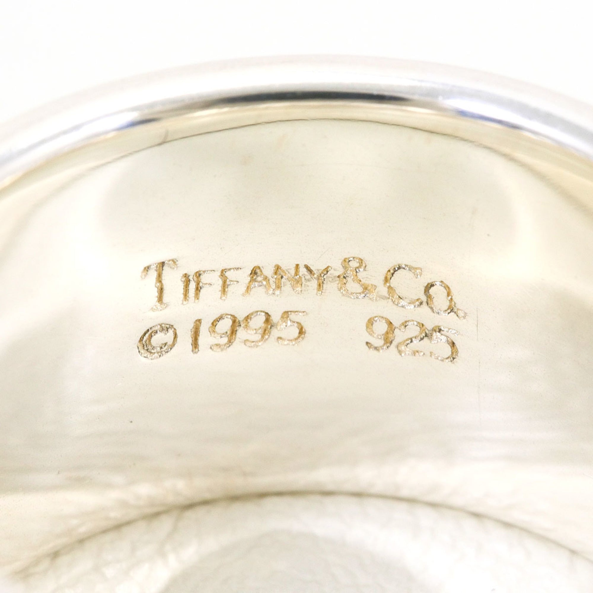 Tiffany Silver Silver 925 Band Ring (Pre-Owned)