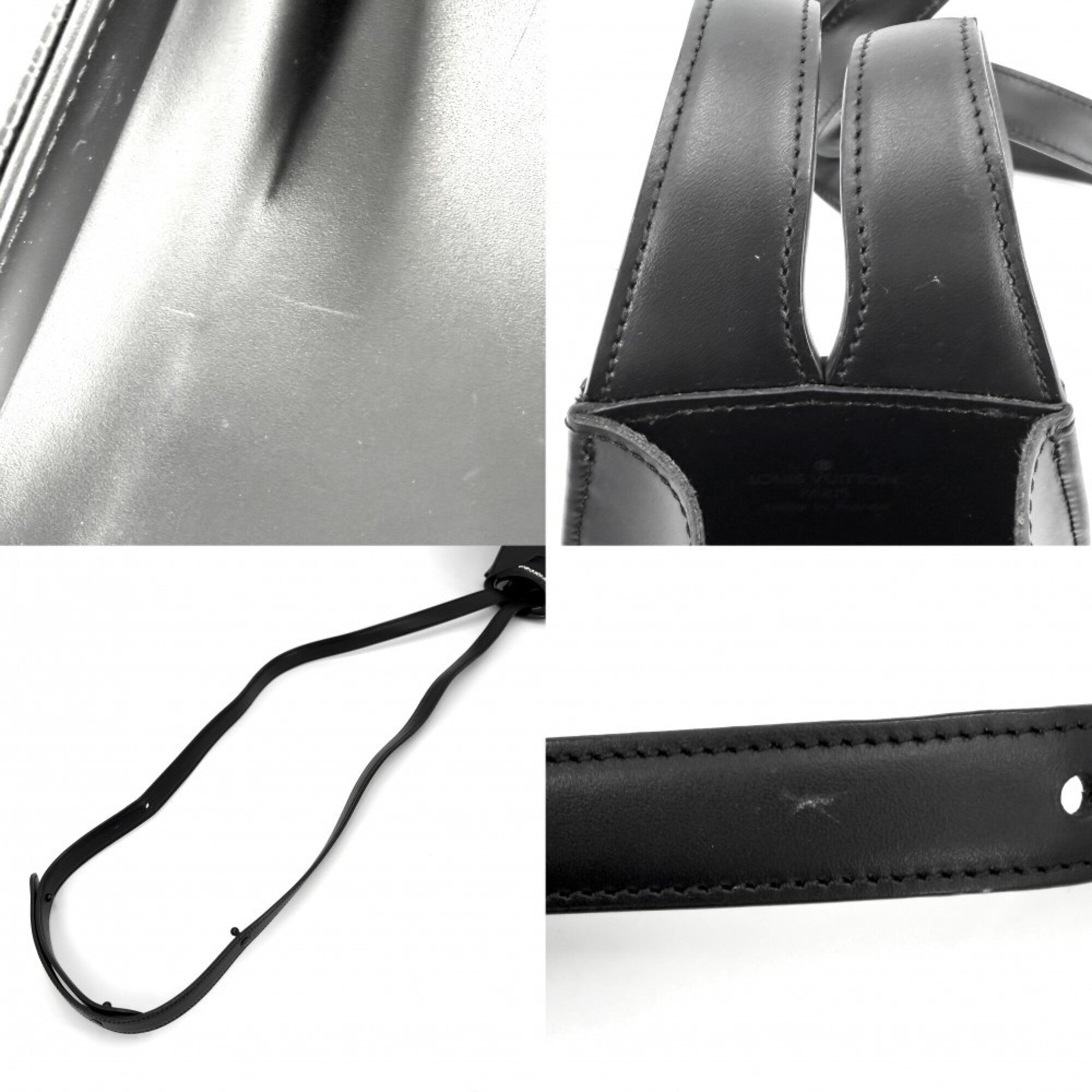 Louis Vuitton Noir Epi Leather Pochette Shoulder Bag (Pre-Owned)