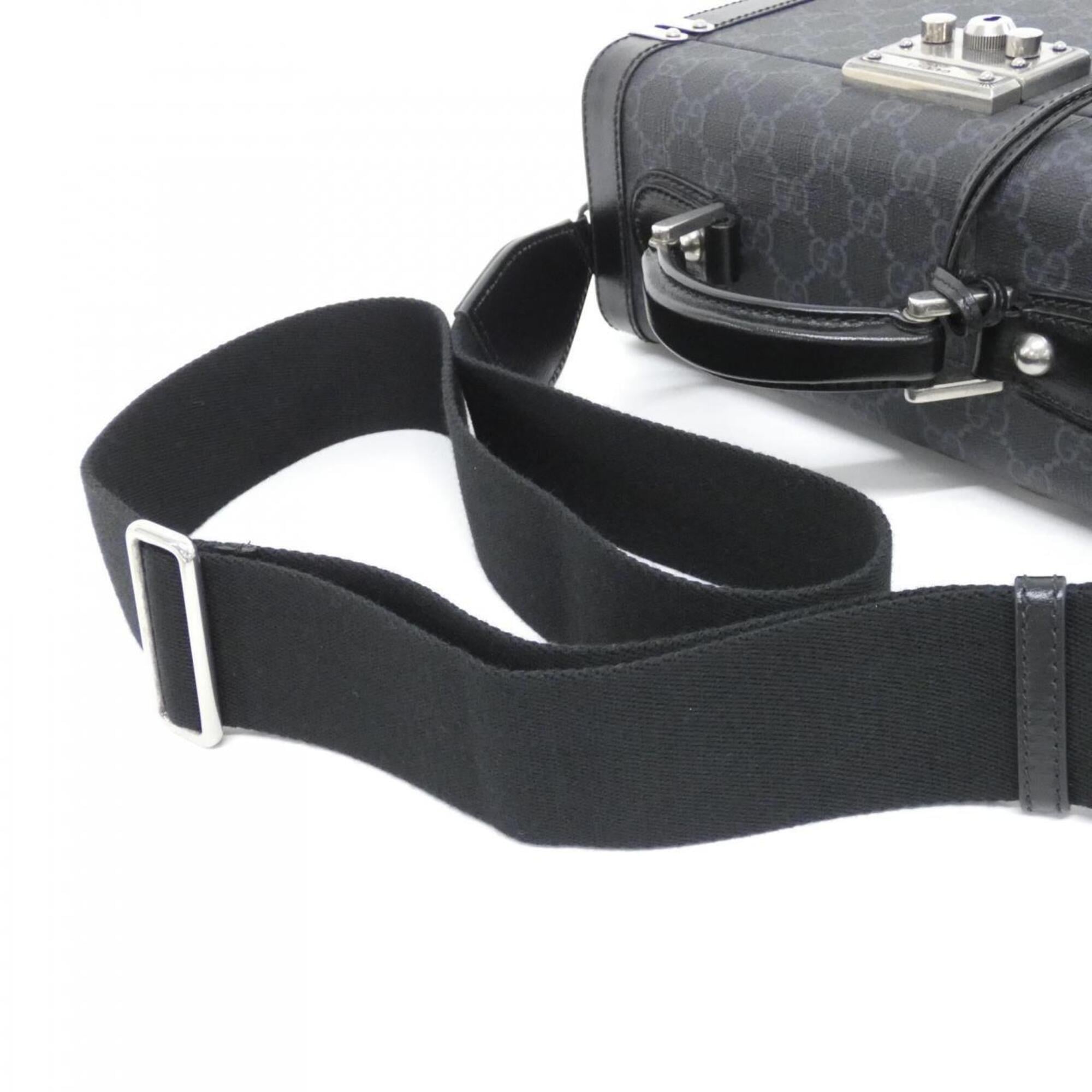 Gucci Black Gg Supreme Handbag (Pre-Owned)