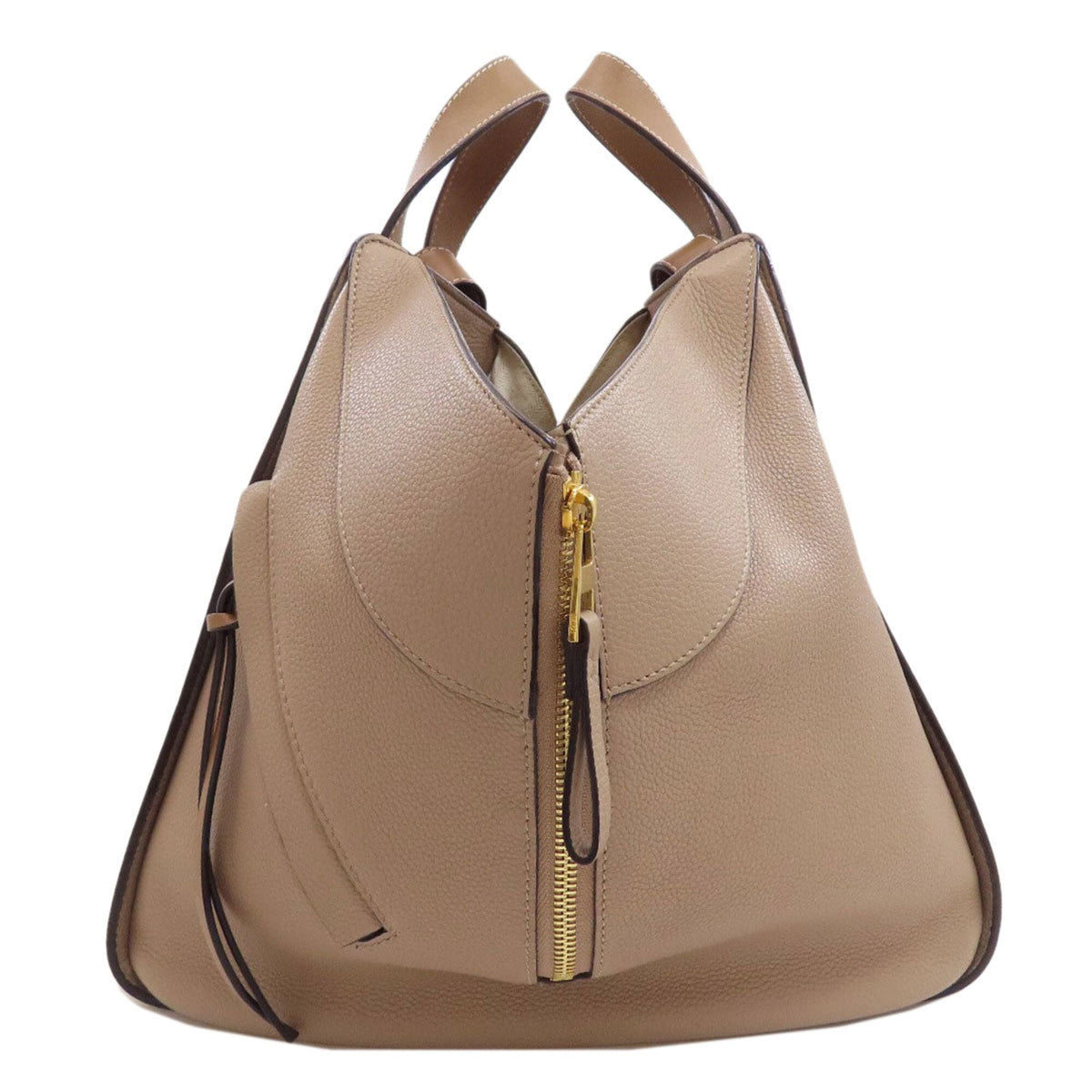 Loewe Grayish Leather Handbag (Pre-Owned)