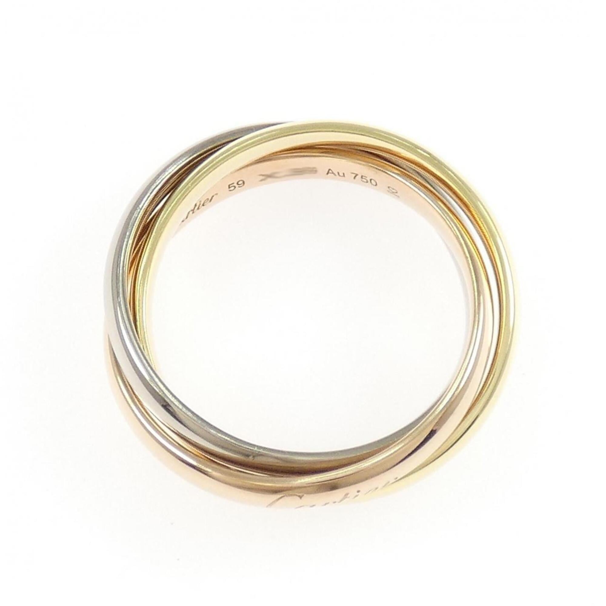 Cartier Yellow Gold (18K) Pink Gold (18K) White Gold (18K) Band Ring (Pre-Owned)