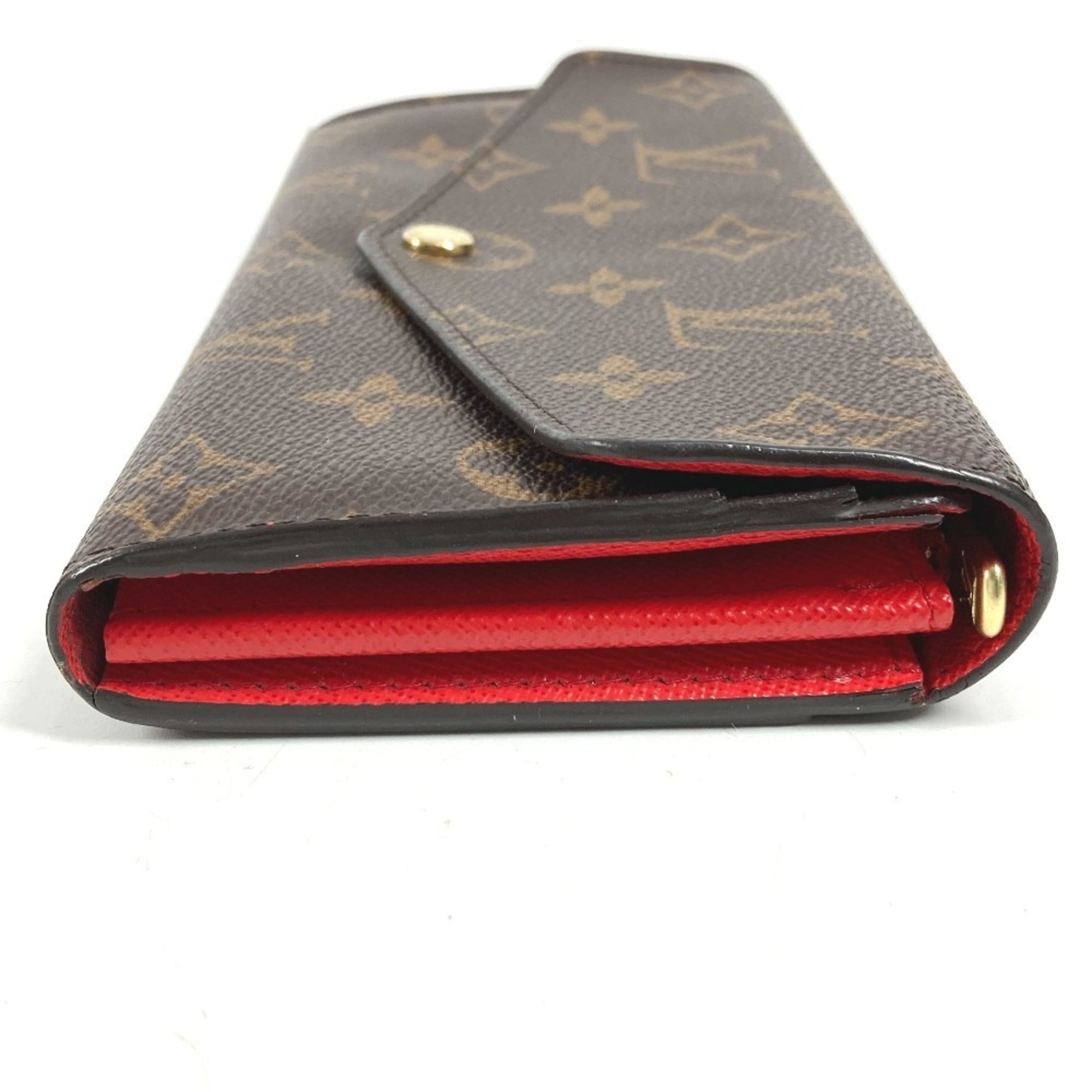 Louis Vuitton Brown Coquelicots Galle Monogram Monogram Long Wallet (Bi-Fold) (Pre-Owned)