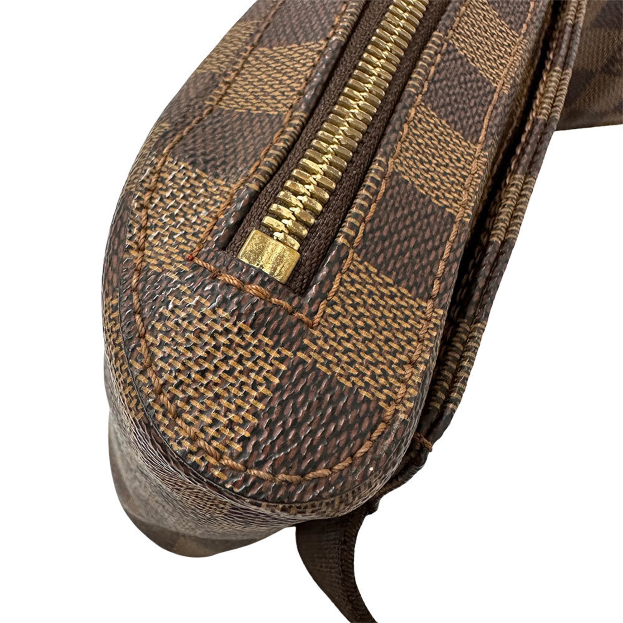 Louis Vuitton Brown Damier Canvas Handbag Sling Bag (Pre-Owned)