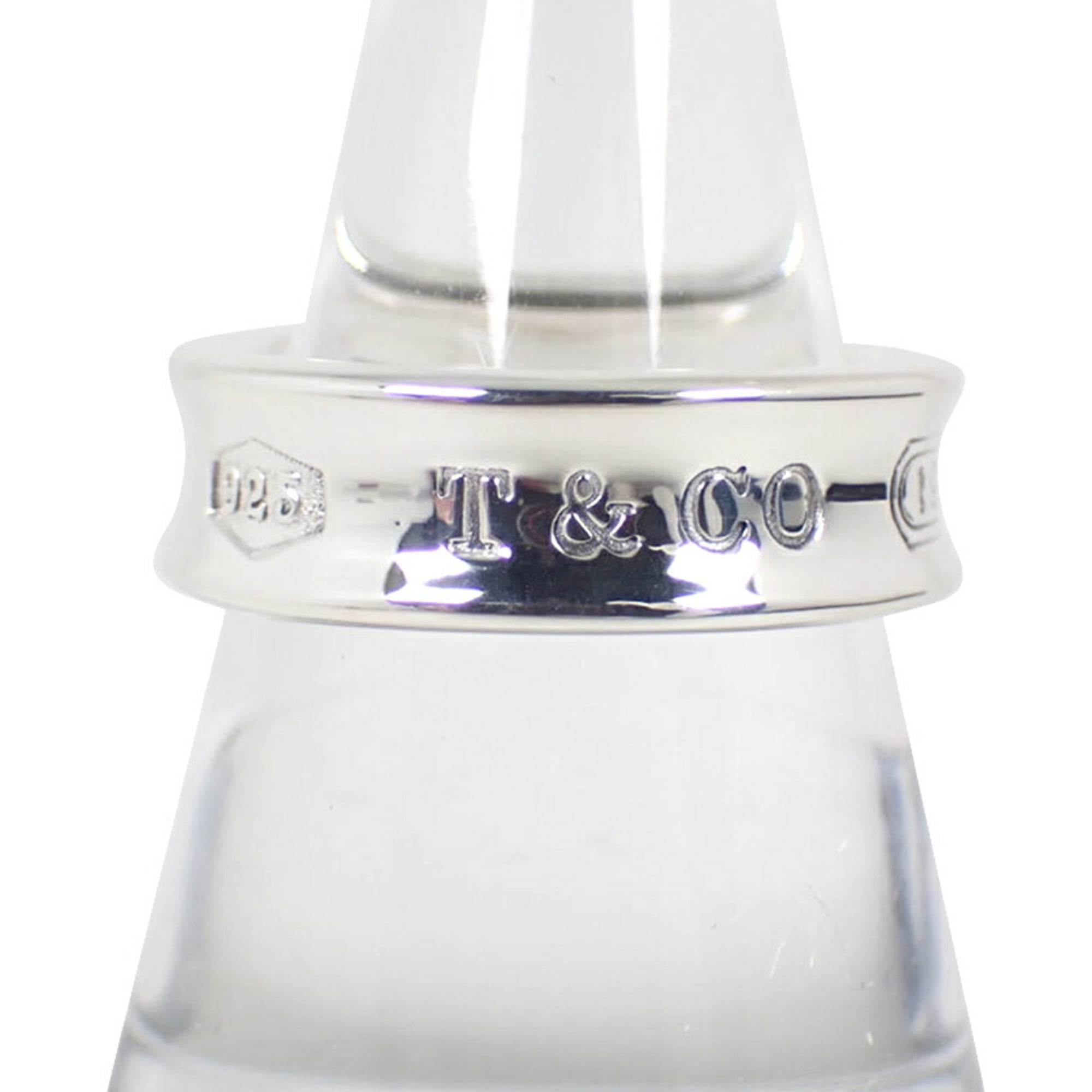 Tiffany Silver Sterling Silver 925 Band Ring (Pre-Owned)