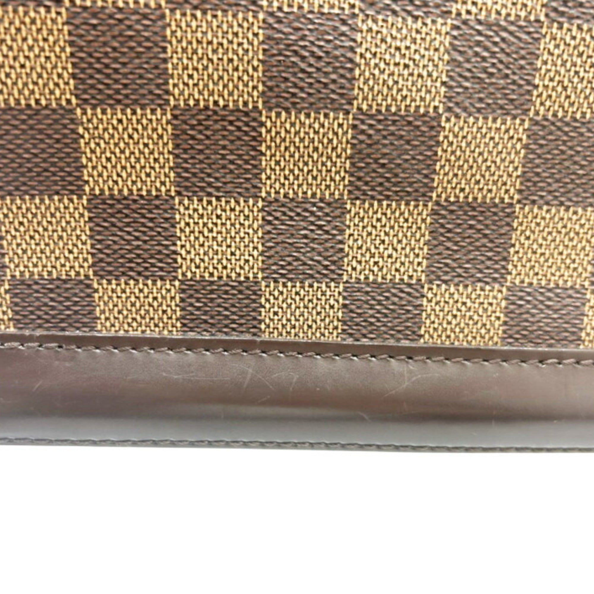 Louis Vuitton Damier Brown Damier Canvas Handbag Shoulder Bag (Pre-Owned)