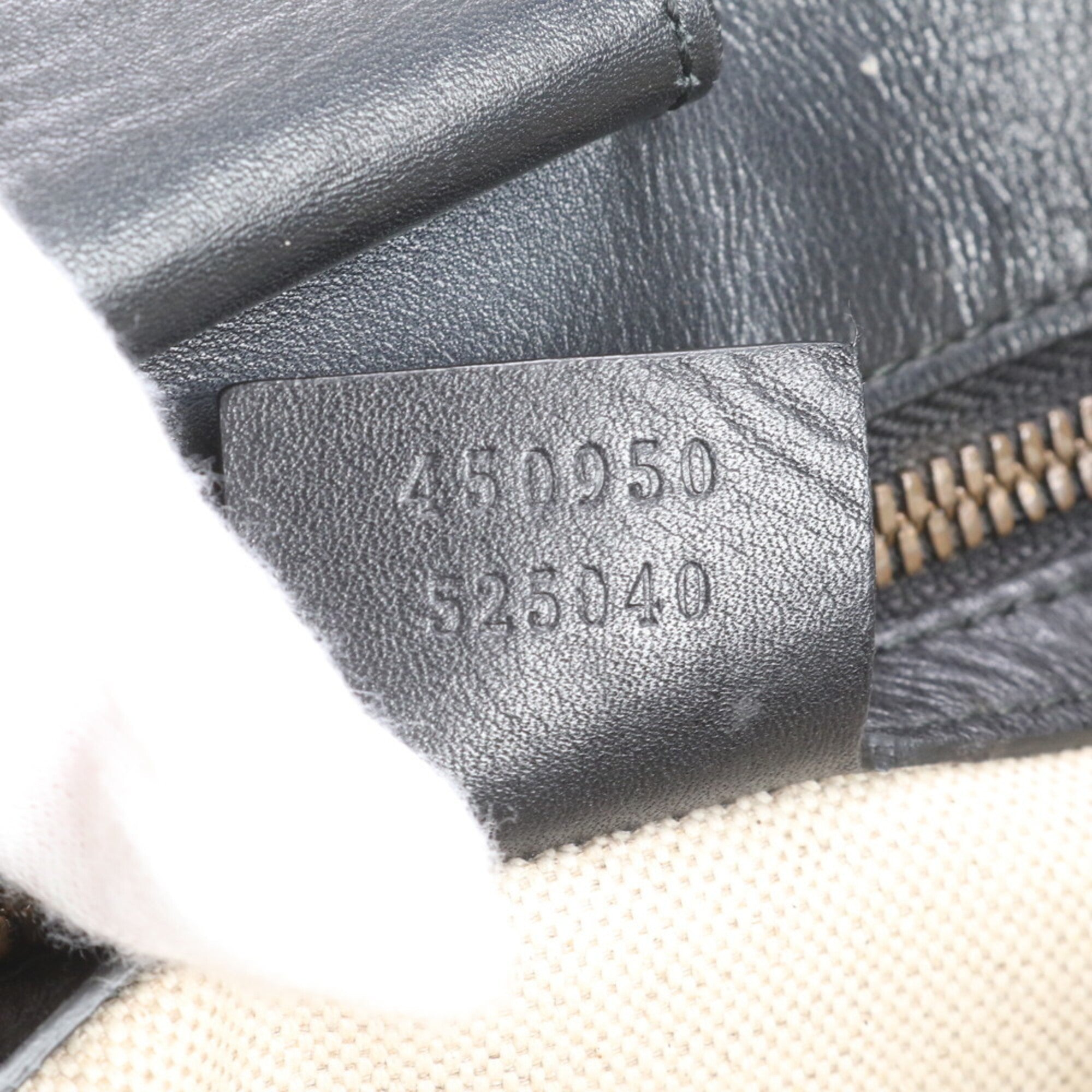 Gucci Beige Leather Coated Canvas Messenger Bag Shoulder Bag (Pre-Owned)