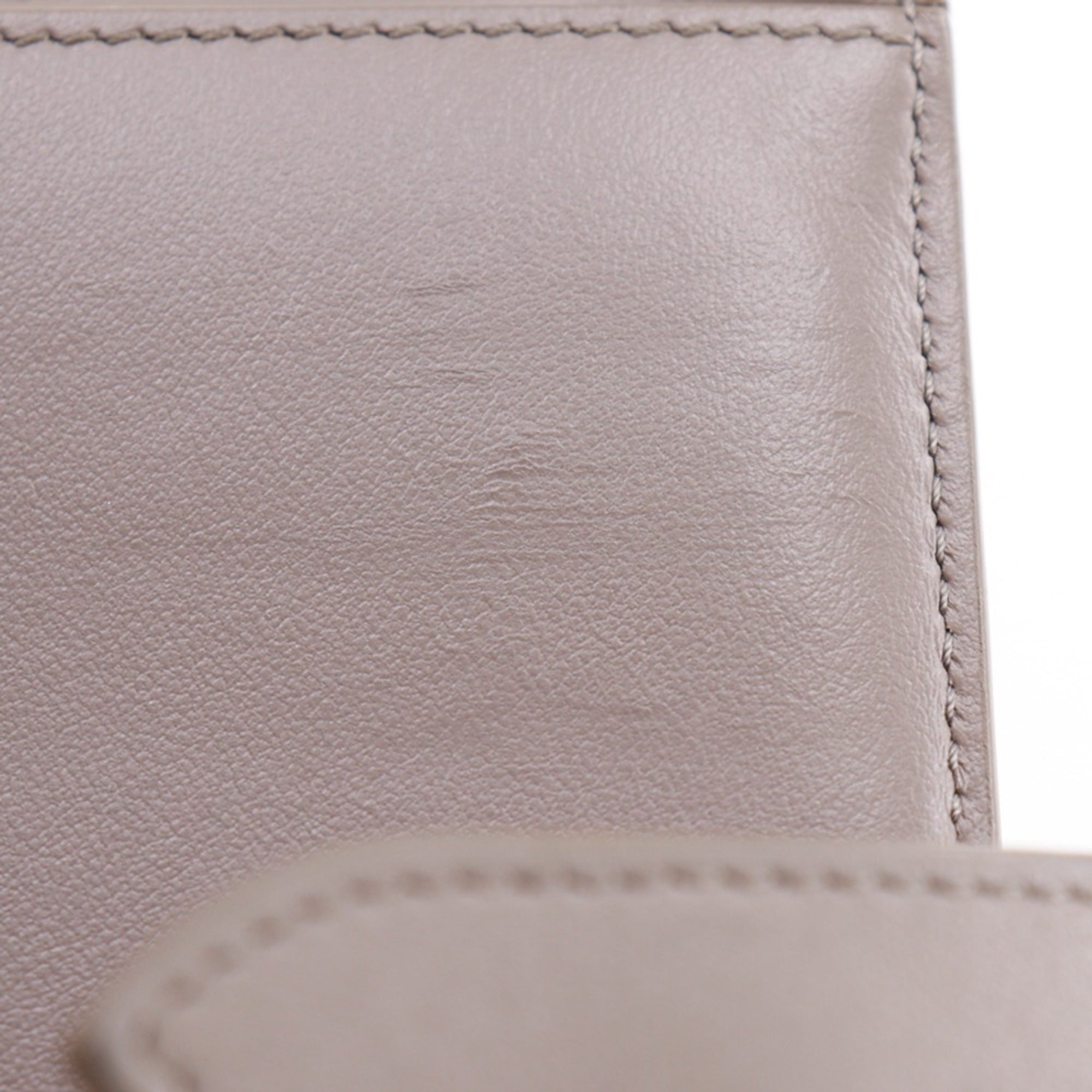 Celine Grayish Leather Wallet (Bi-Fold) (Pre-Owned)