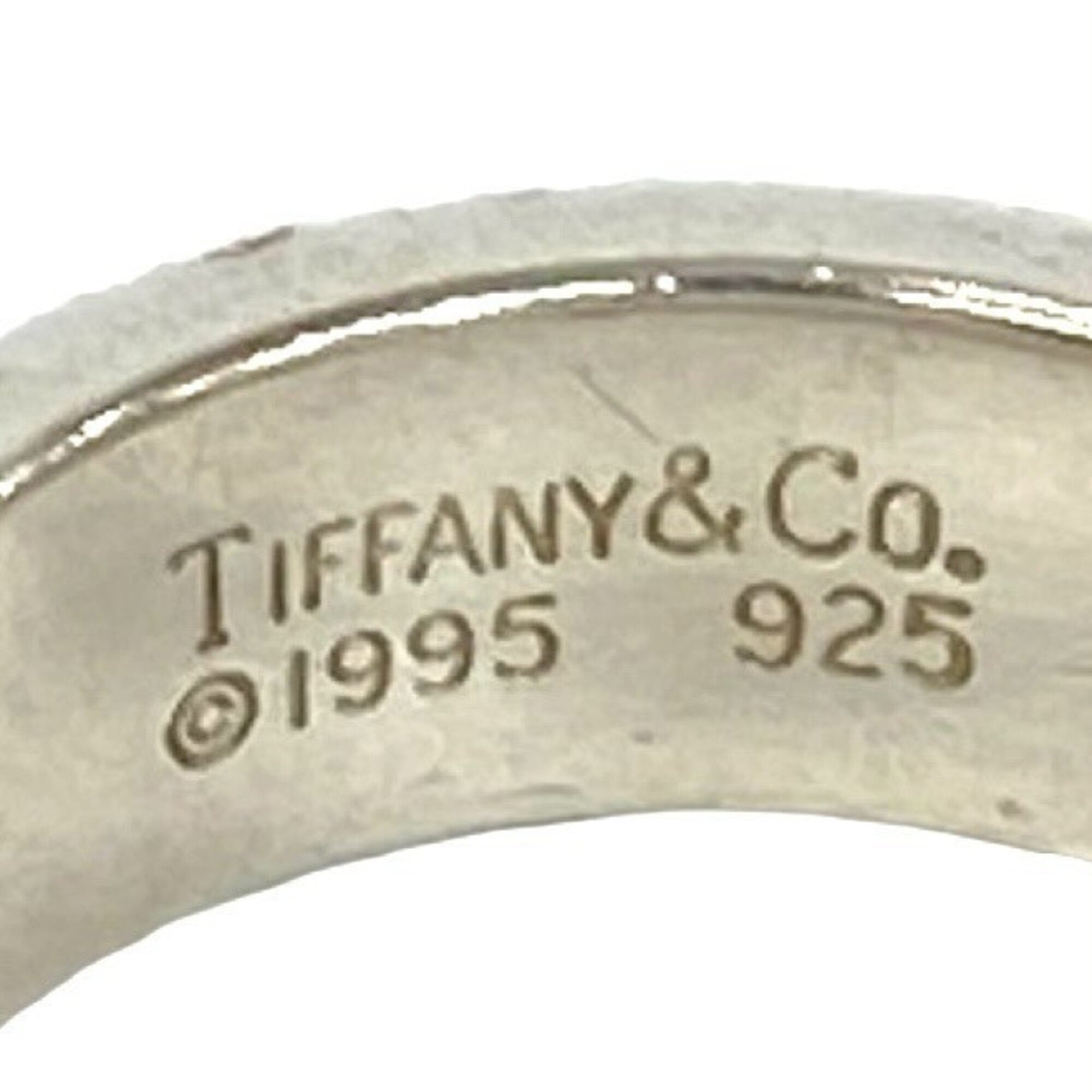 Tiffany Silver Silver 925 Band Ring (Pre-Owned)