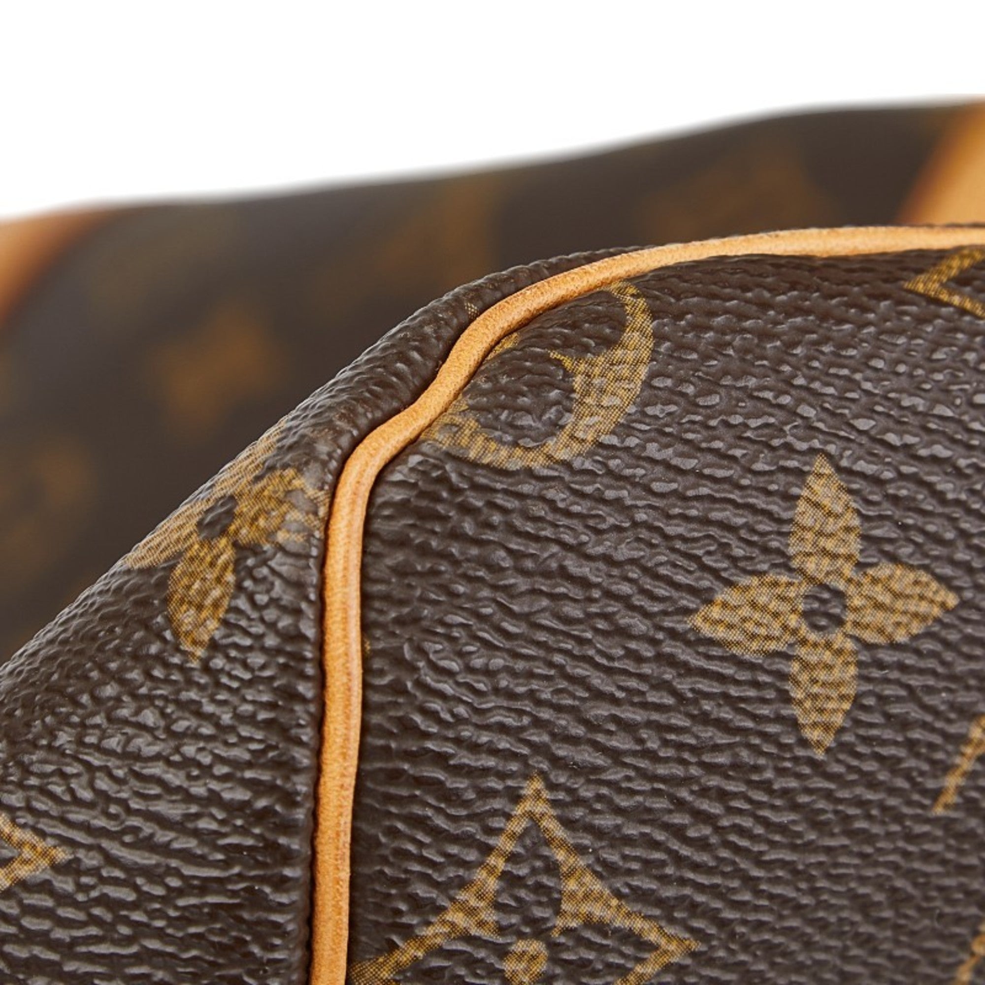 Louis Vuitton Brown Pvc Leather Boston Bag (Pre-Owned)
