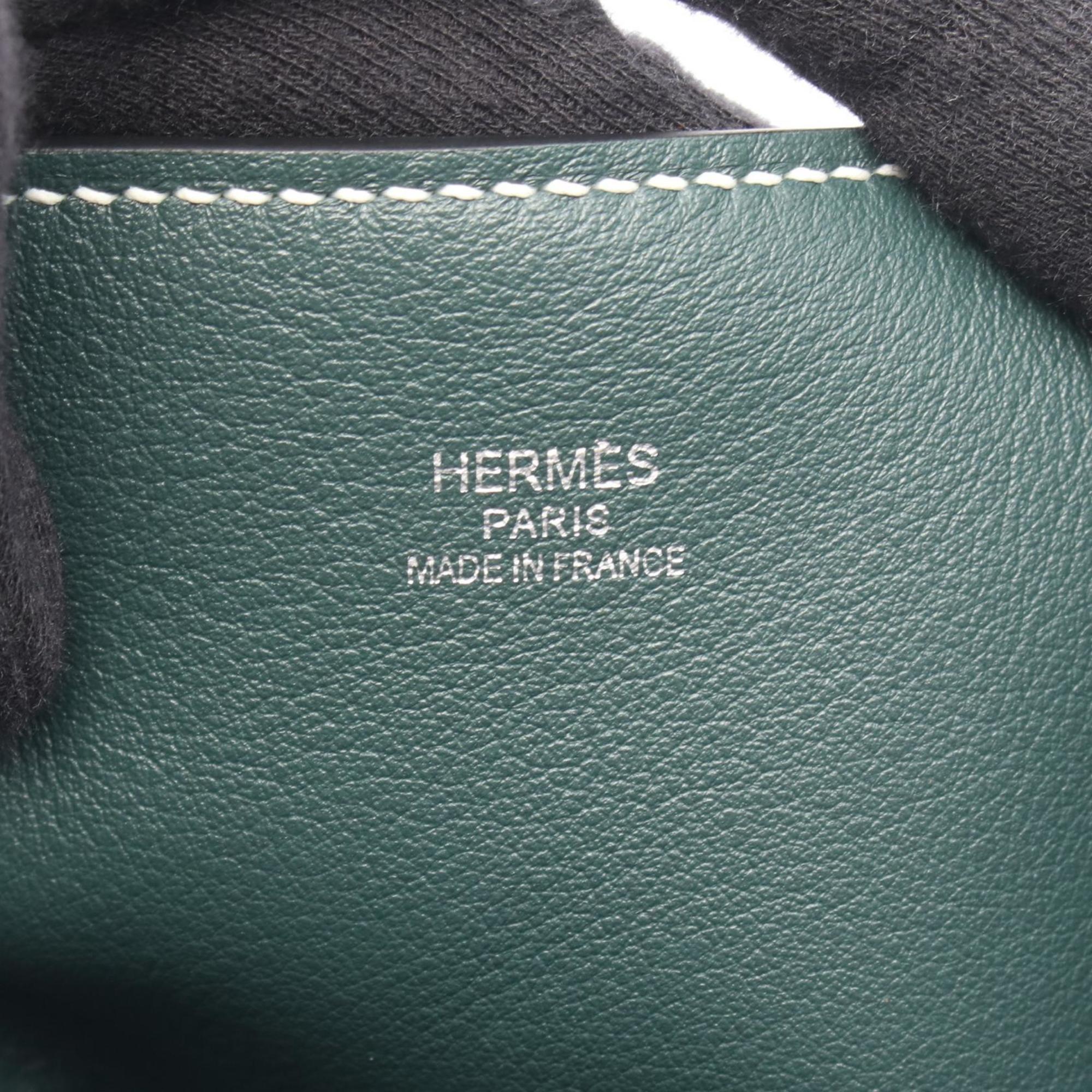 Hermes Black Green Tote Bag (Pre-Owned)