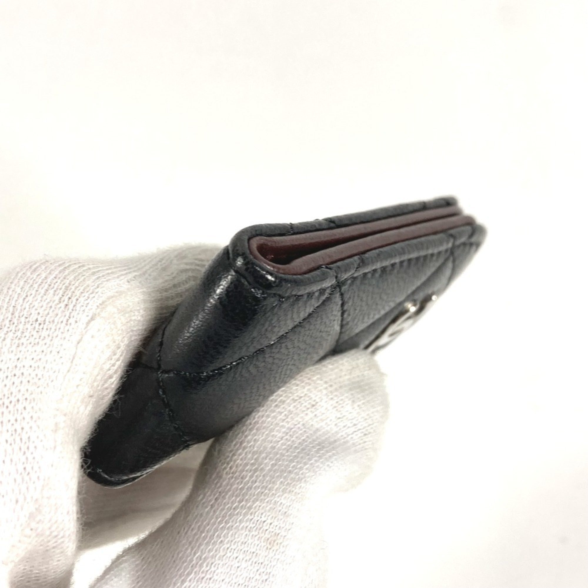 Chanel Black Leather Money Clip (Pre-Owned)