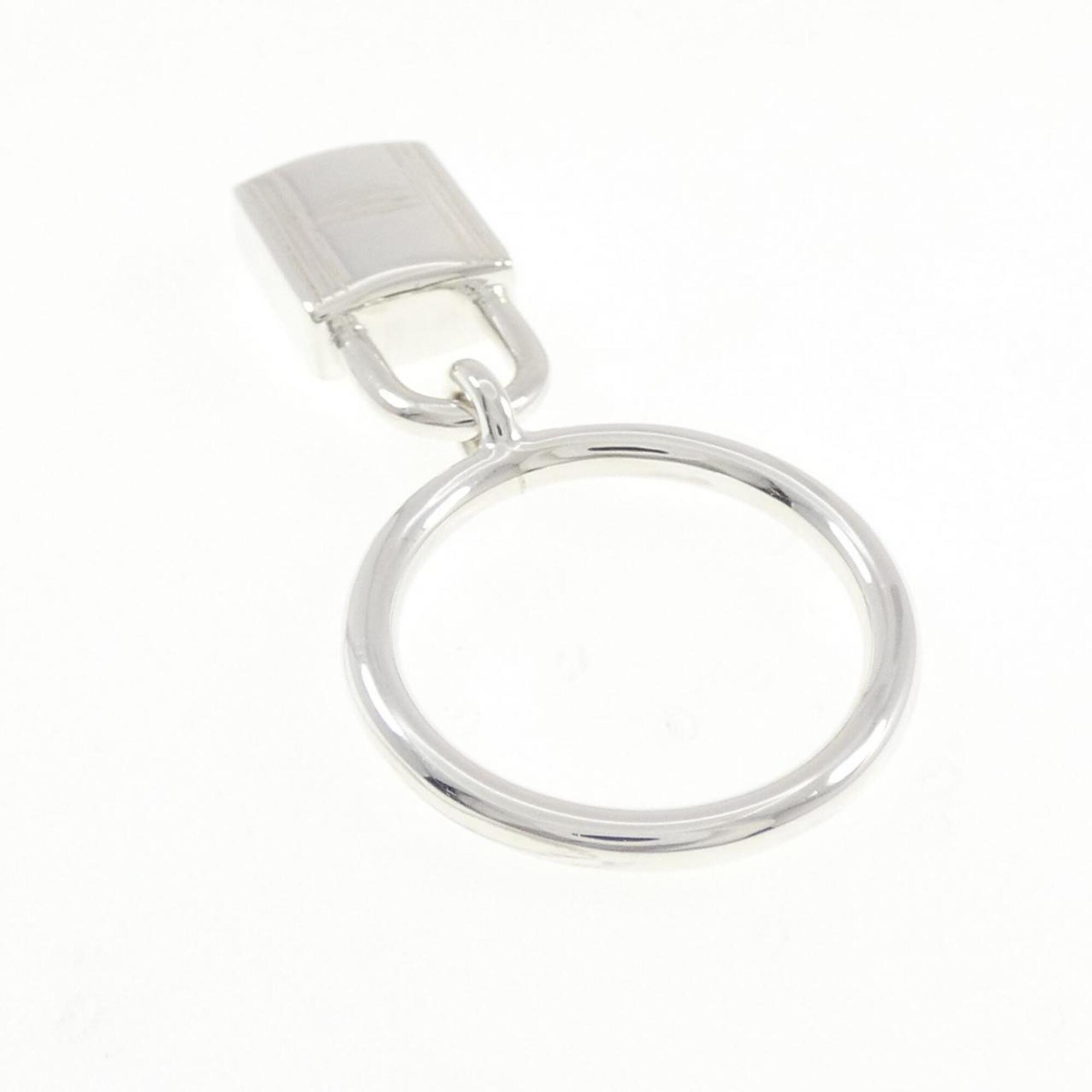 Hermes Silver 925 Band Ring (Pre-Owned)