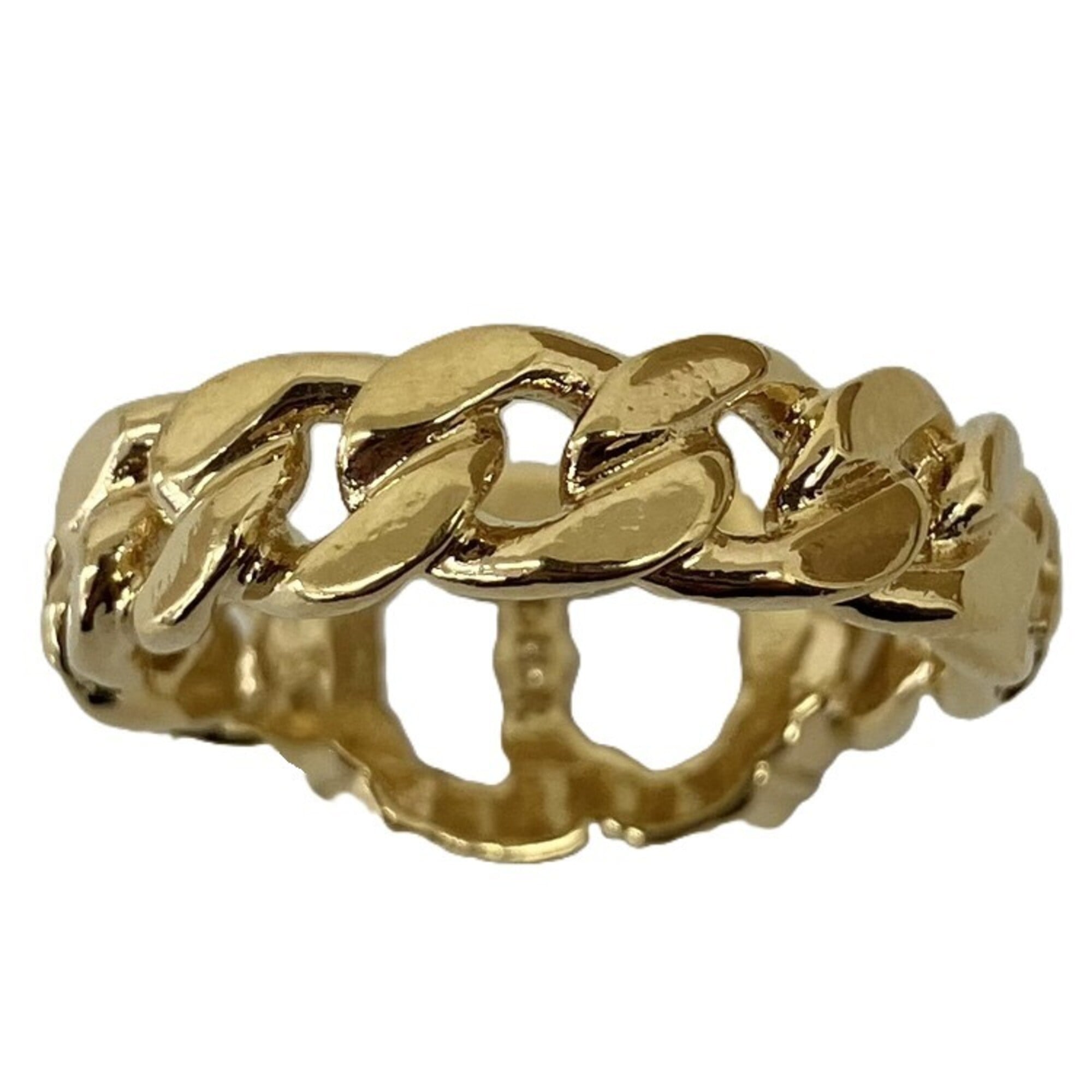 Christian Dior Yellow Gold Band Ring (Pre-Owned)