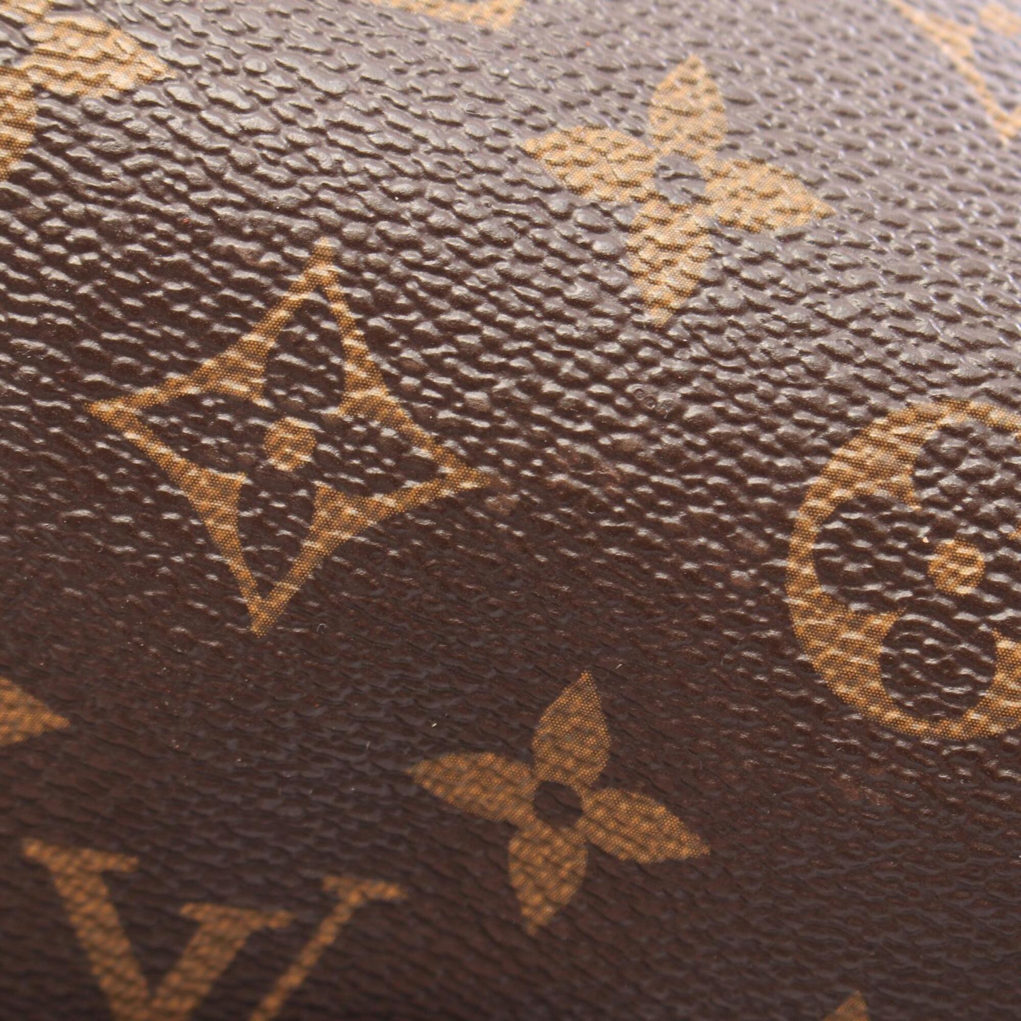 Louis Vuitton Brown Fuchsia Monogram Monogram Handbag Tote Bag (Pre-Owned)