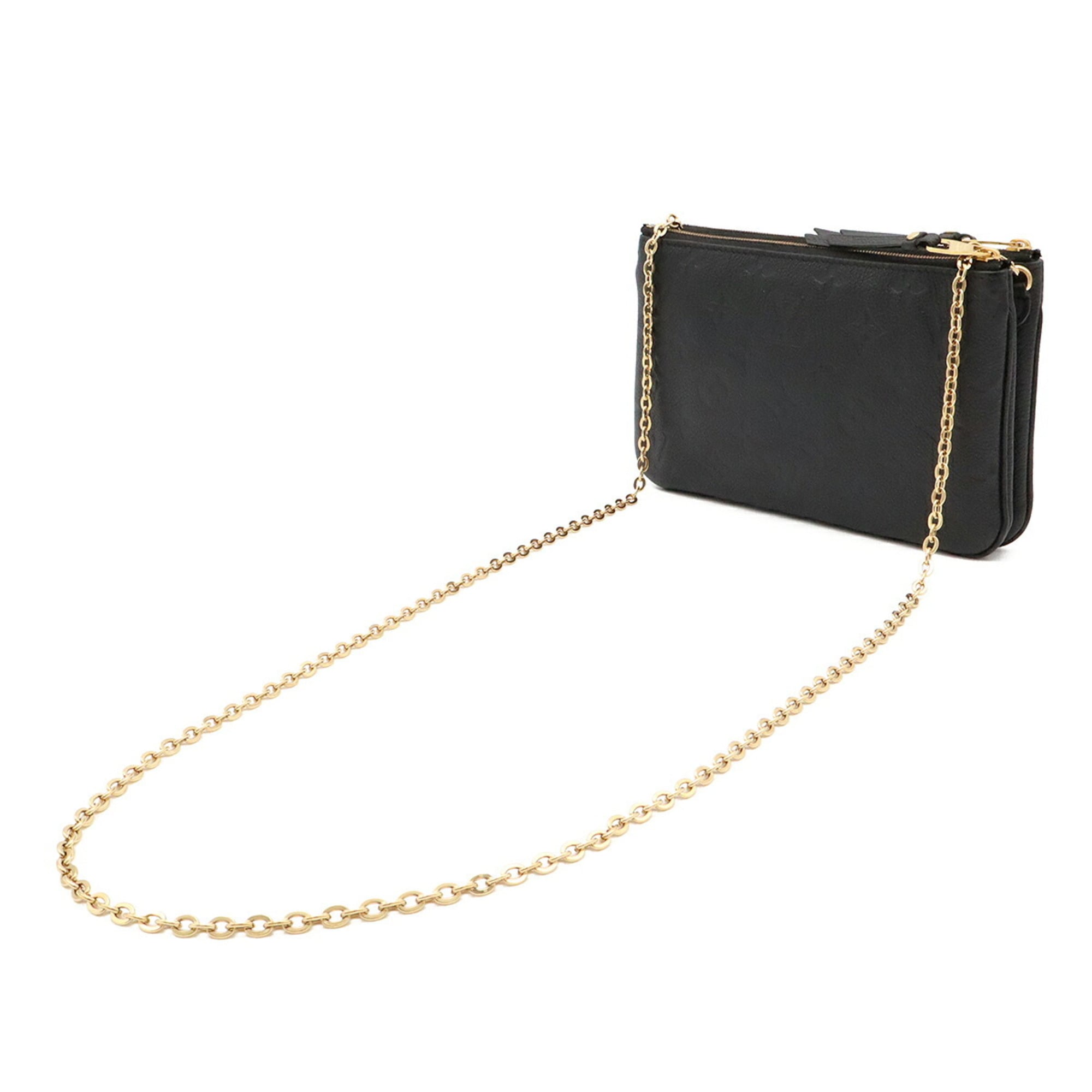 Louis Vuitton Noir Monogram Empreinte Leather Pochette Shoulder Bag (Pre-Owned)