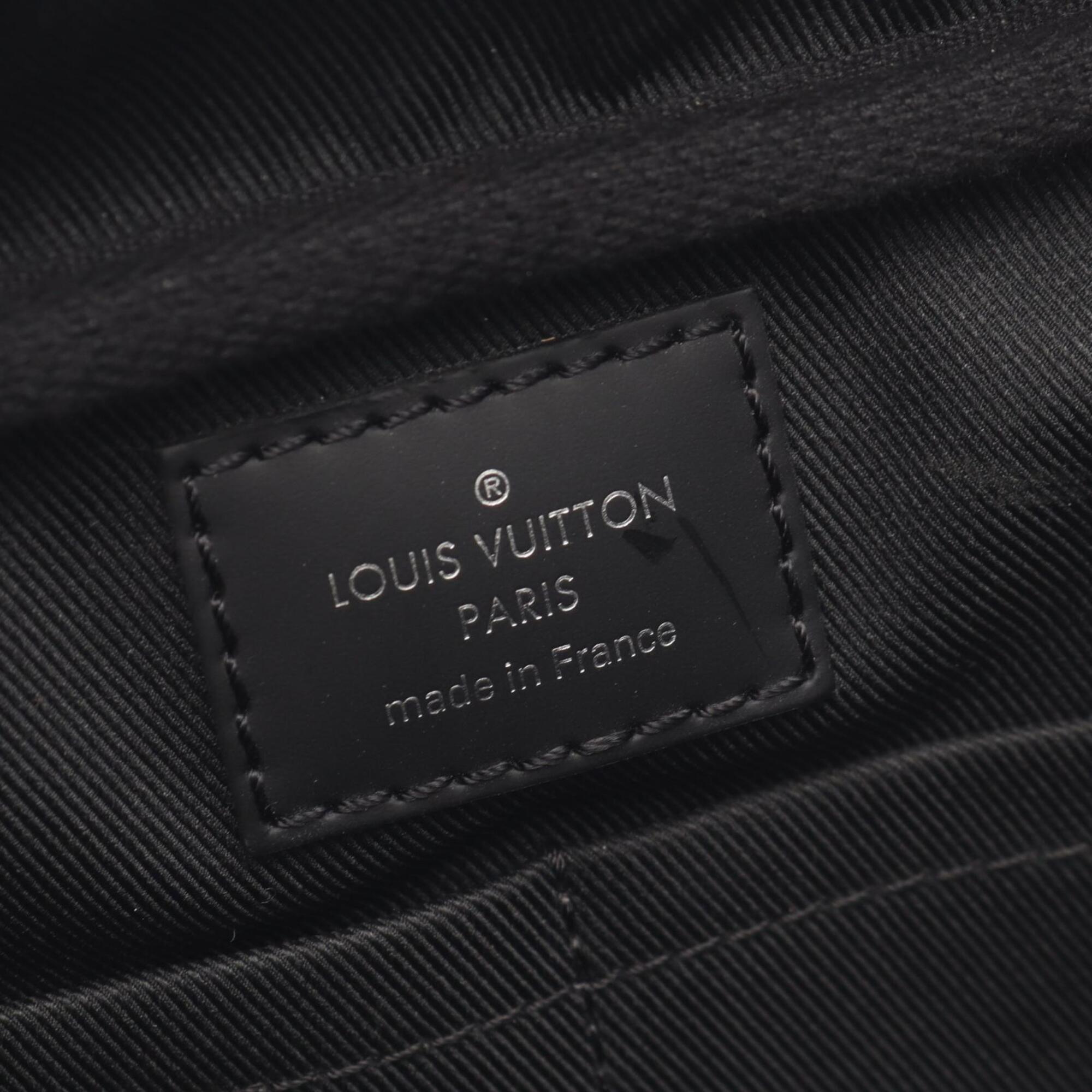 Louis Vuitton Black Monogram Eclipse Coated Canvas Leather Fanny Pack Handbag (Pre-Owned)