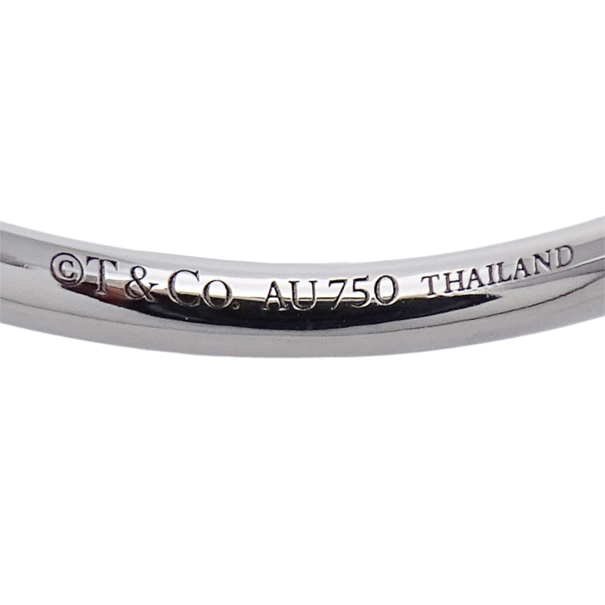 Tiffany White Gold White Gold (18K) Band Ring (Pre-Owned)