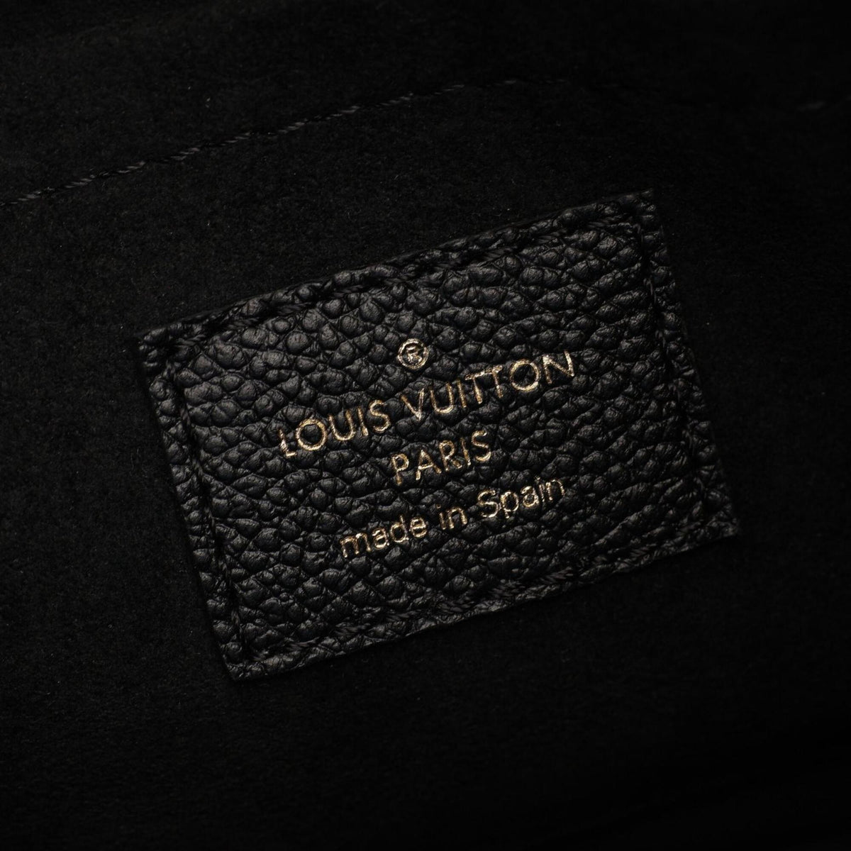 Louis Vuitton Black Noir Monogram Empreinte Handbag (Pre-Owned)