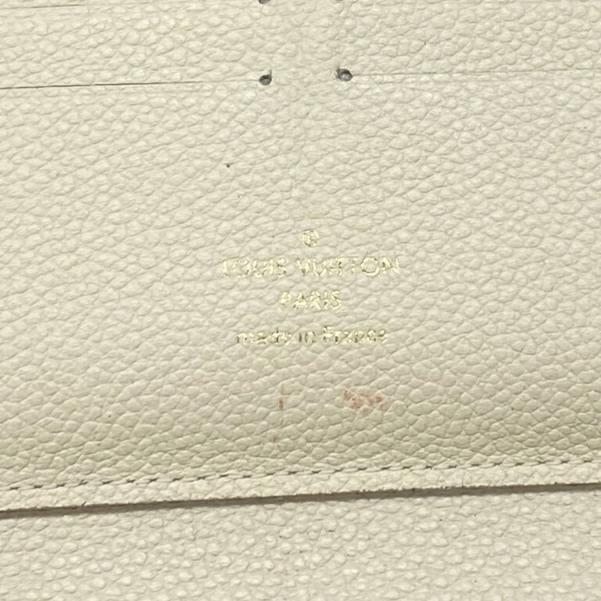 Louis Vuitton White Long Wallet (Bi-Fold) (Pre-Owned)