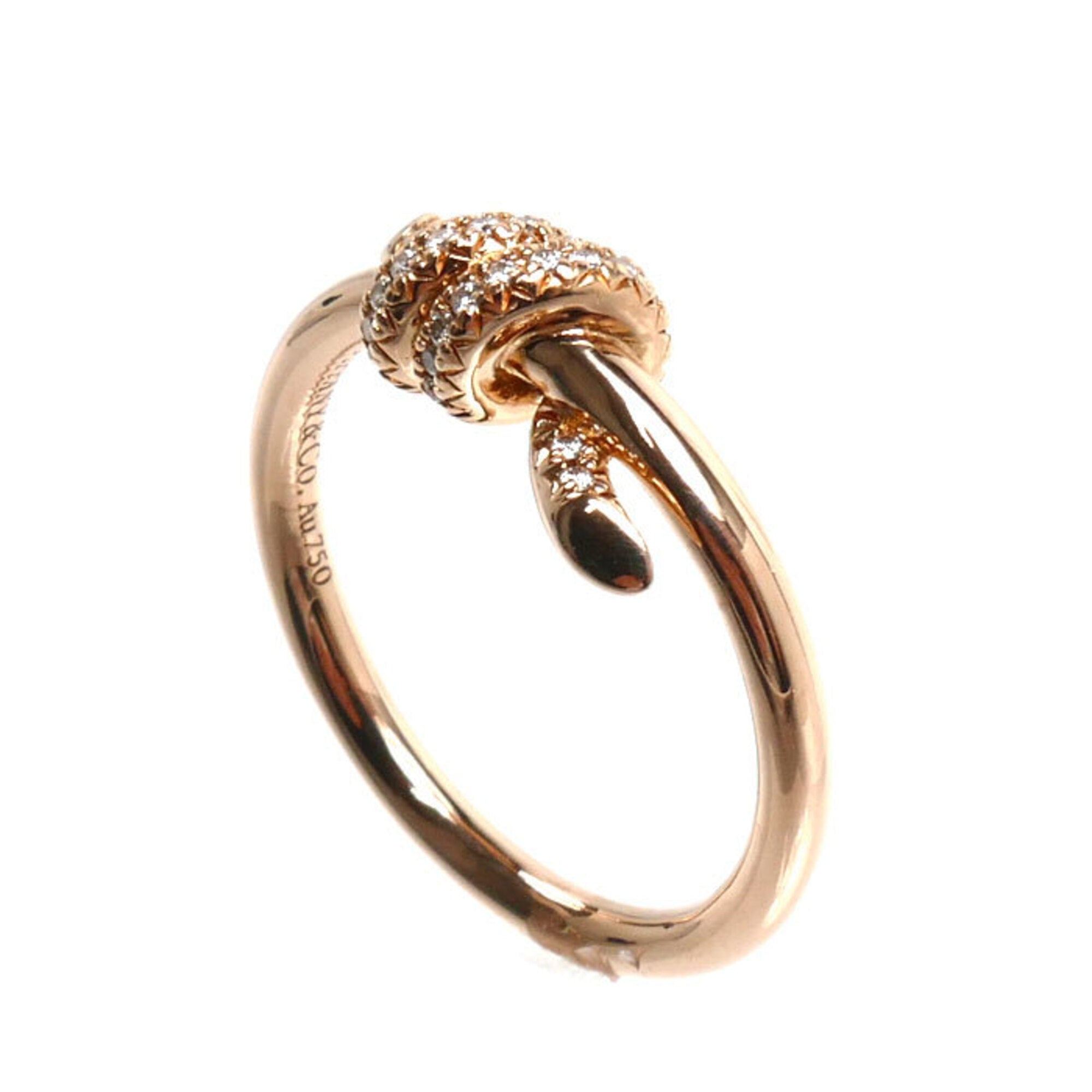 Tiffany Pink Gold (18K) Band Ring (Pre-Owned)