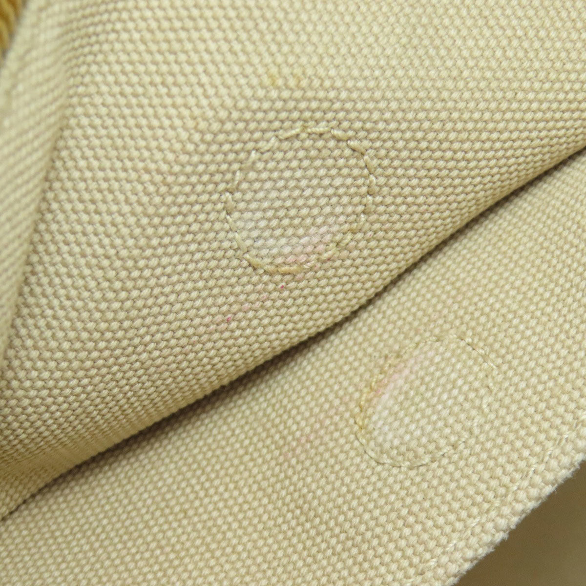 Prada Beige Canvas Handbag (Pre-Owned)