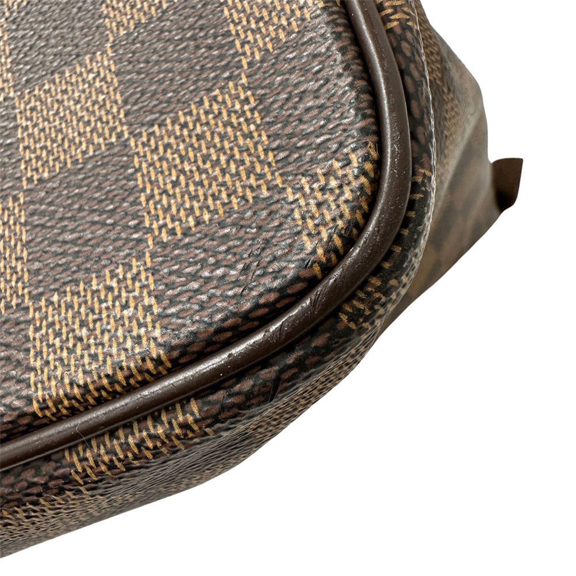 Louis Vuitton Brown Ebene Damier Canvas Handbag Tote Bag (Pre-Owned)