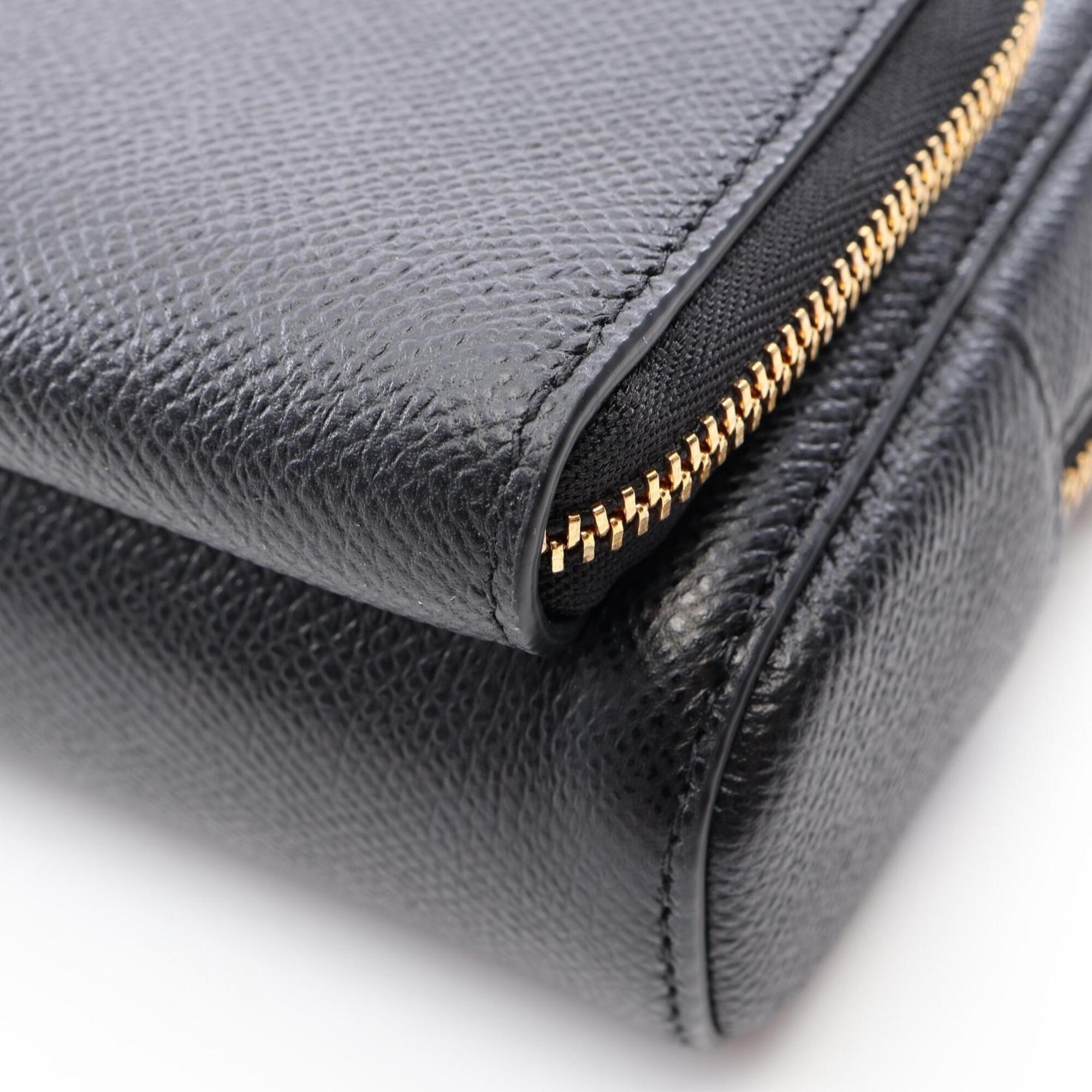 Christian Dior Black Leather Pouch Shoulder Bag (Pre-Owned)