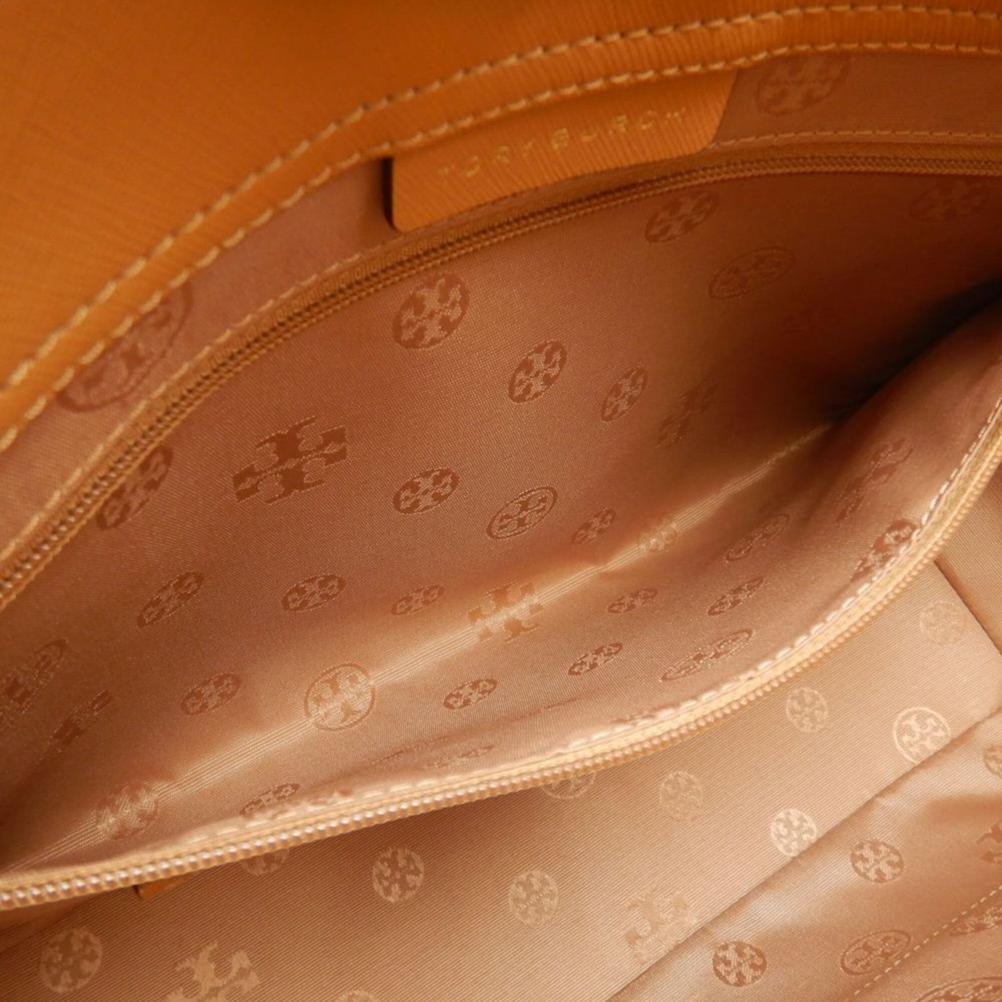 Tory Burch Camel Leather Tote Bag (Pre-Owned)