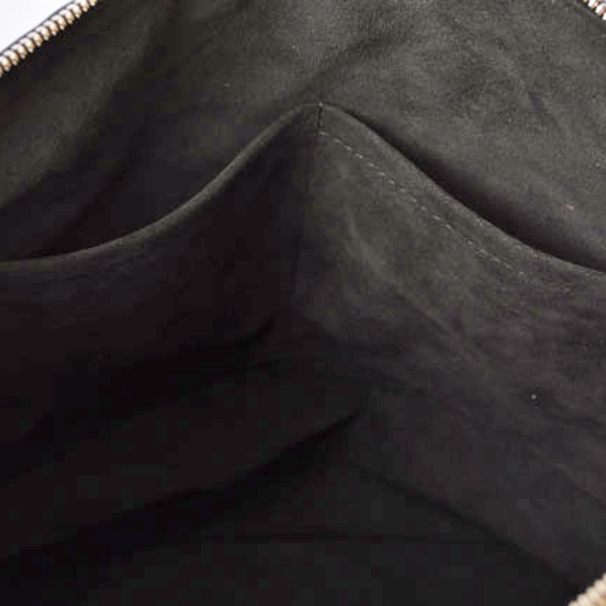 Louis Vuitton Monogram Antheia Black Silver Leather Handbag Shoulder Bag (Pre-Owned)