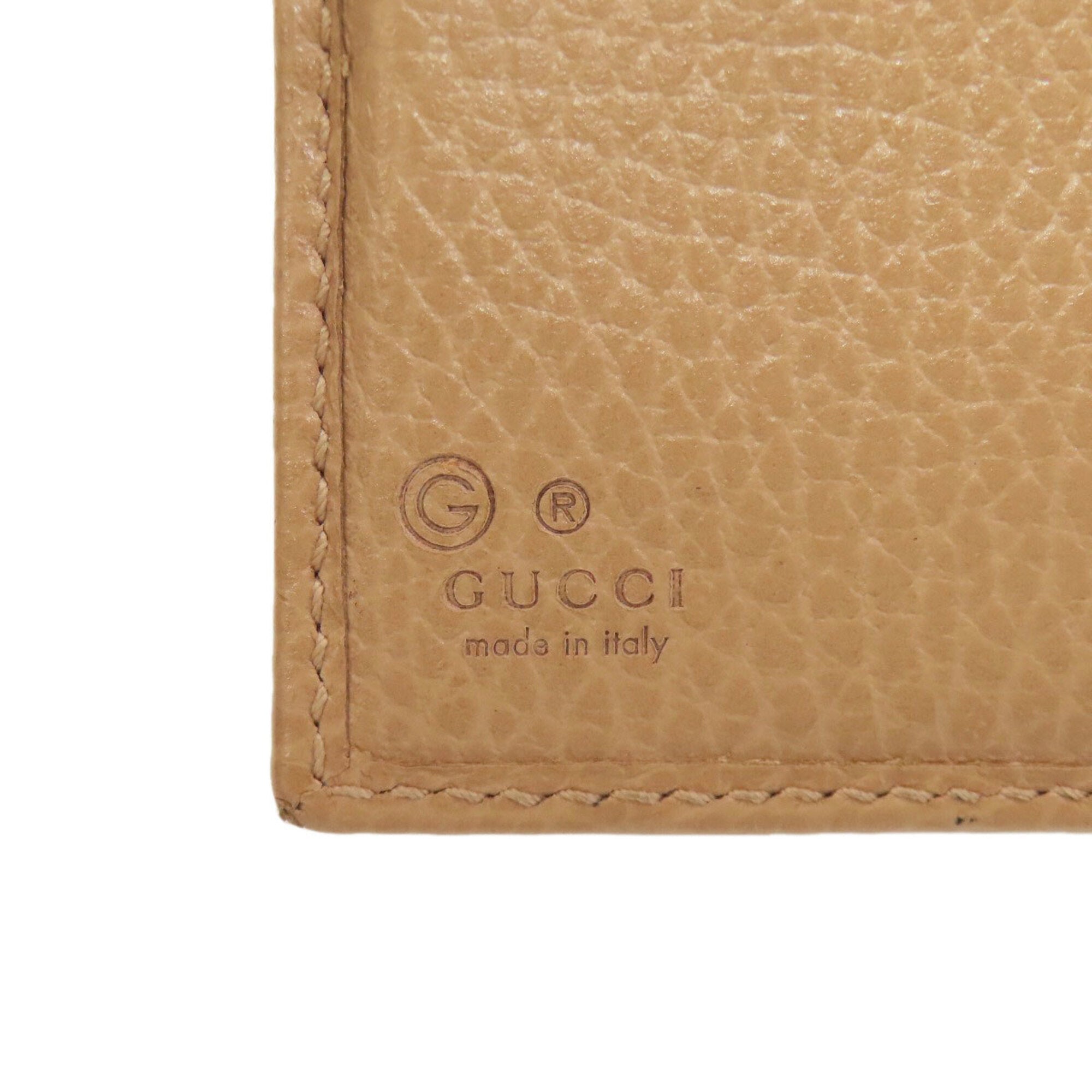 Gucci Brown Leather Wallet (Bi-Fold) (Pre-Owned)