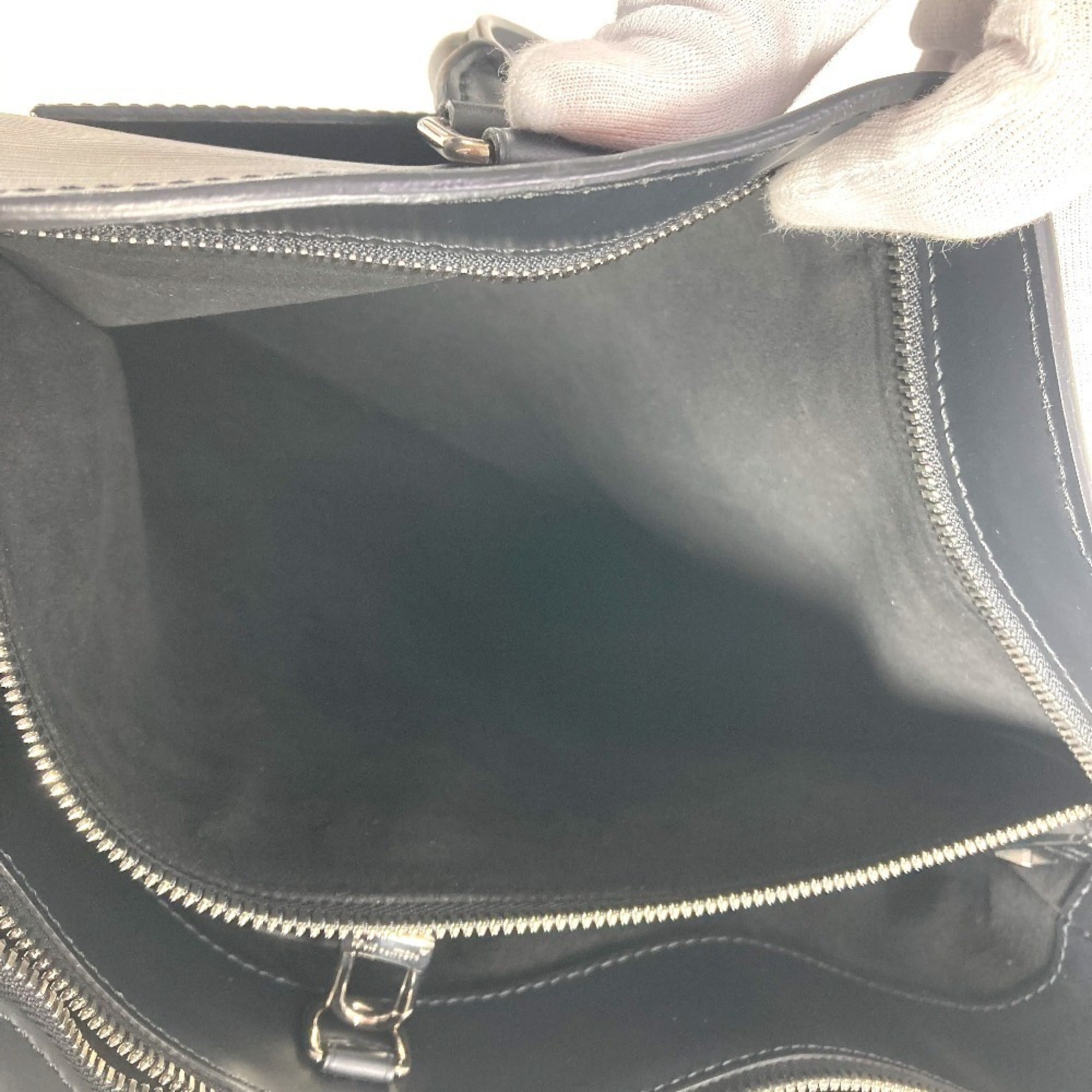 Louis Vuitton Black Noir Epi Leather Handbag Shoulder Bag Tote Bag (Pre-Owned)