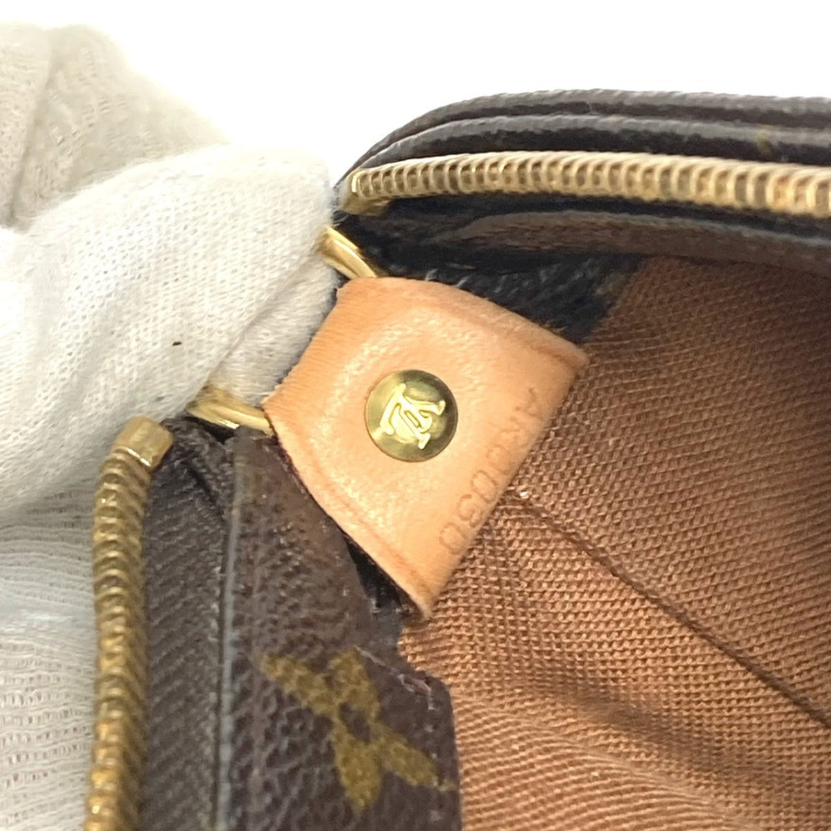 Louis Vuitton Brown Monogram Monogram Canvas Shoulder Bag Tote Bag (Pre-Owned)