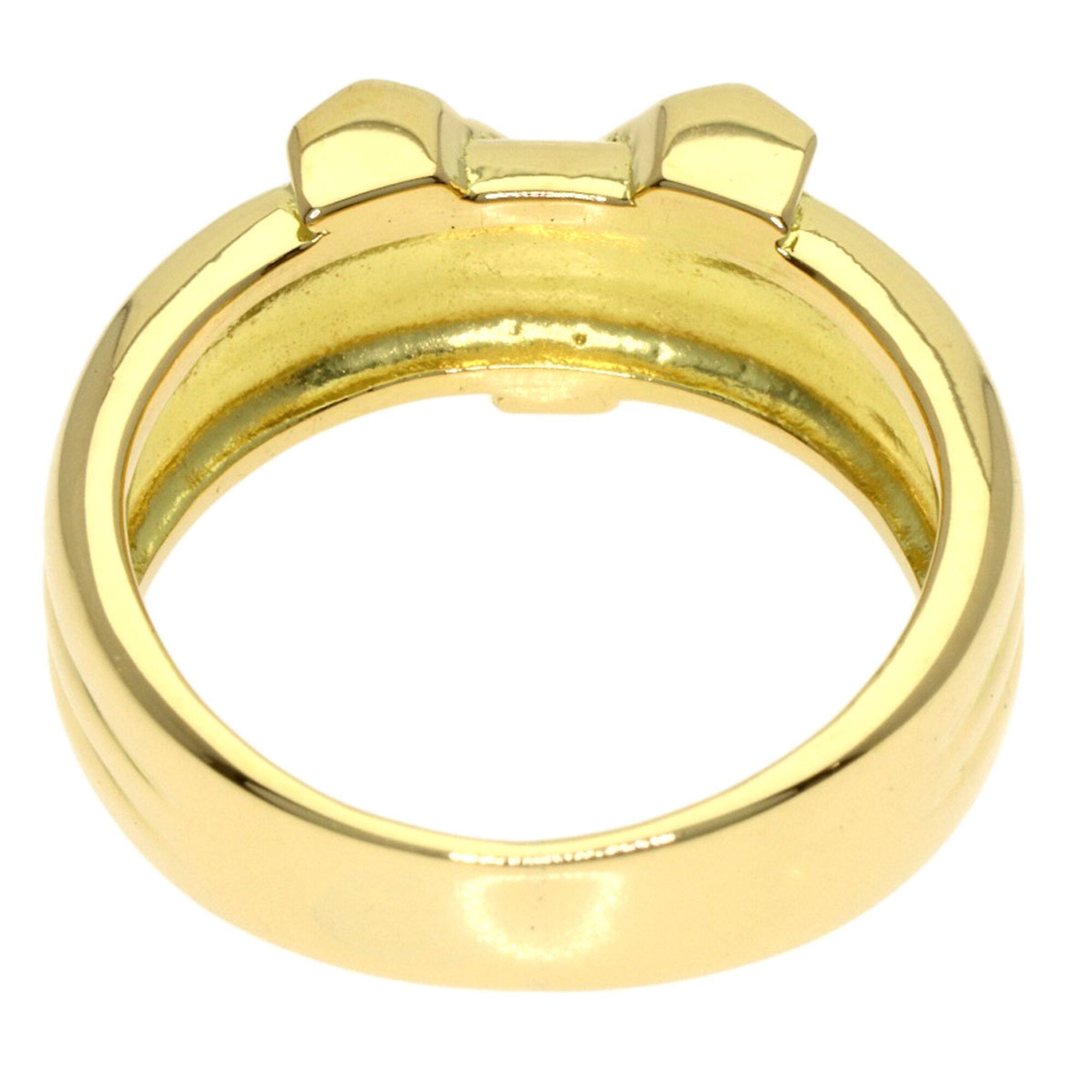 Yves Saint Laurent Yellow Gold (18K) Band Ring (Pre-Owned)